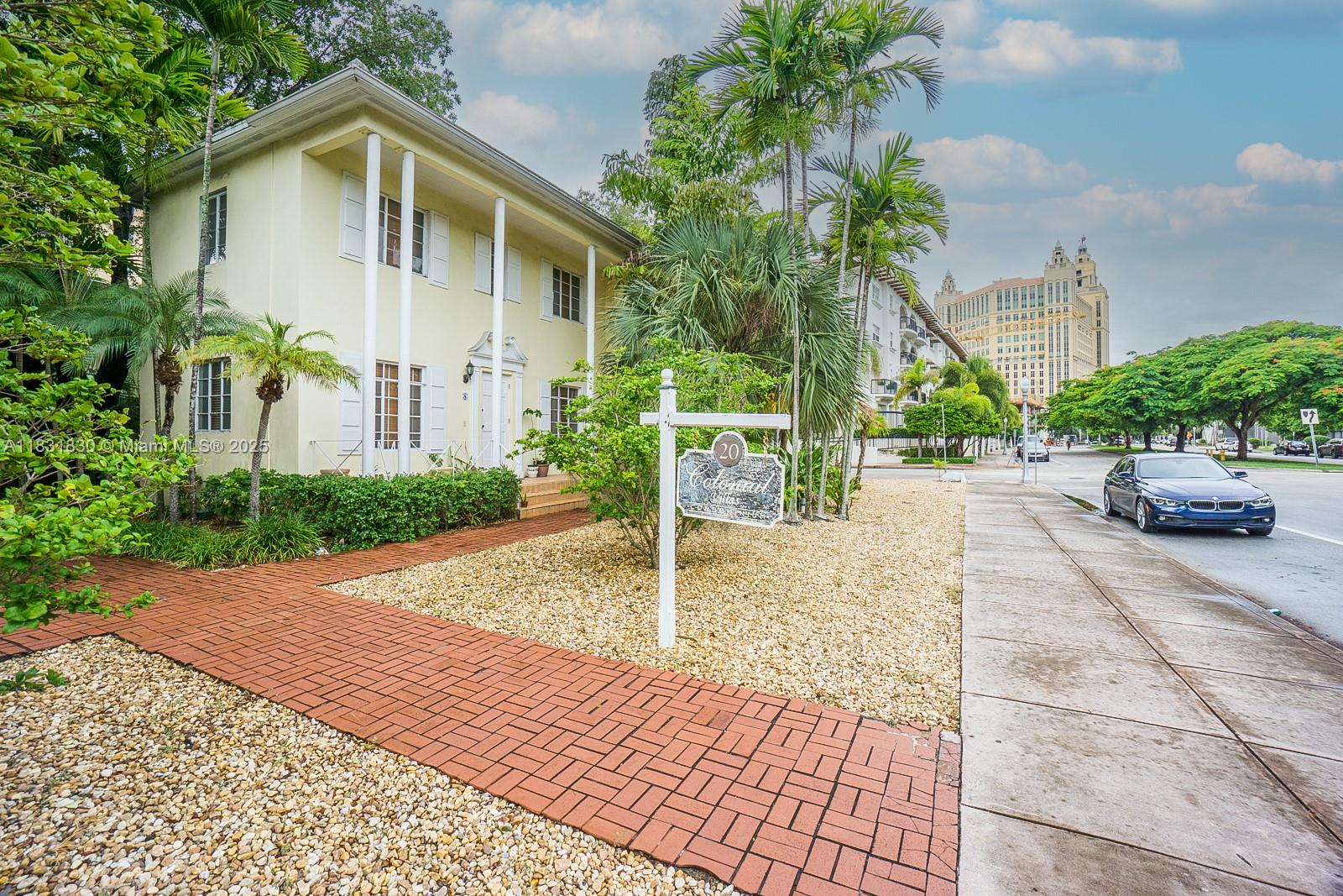 Rarely available, this charming two-story townhome is tucked away in the heart of Coral Gables in an intimate boutique building. It features 2 bedrooms, 1 bath, an updated kitchen, and beautiful wood floors throughout, plus the convenience of an in-unit washer and dryer. You’ll have your own assigned parking space, with extra public street parking for guests. Just steps from Miracle Mile’s restaurants, shops, and cafes, you can’t beat this location. Coral Gables living at its best!