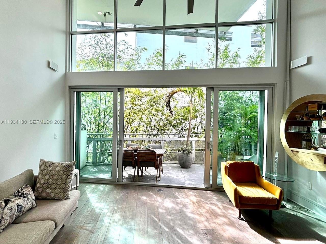 Experience luxury in the heart of Miami Beach with this renovated 1 bedroom, 1.5 bathroom condo in the chic
Ilona Boutique building, a creation of famed architect Chad Oppenheim. This residence boasts a living area with
impressive 20’ floor-to-ceiling windows for wonderful natural light. Step outside to a spacious terrace from the
living room or enjoy the private balcony connected to the master bedroom. Modern conveniences include in-unit
full size washer & dryer and 1 assigned gated parking space. Located in the coveted South of Fifth neighborhood,
you're just moments away from top-tier dining, South Pointe Park, marina and the beach. Current renovations
to the common areas and rooftop pool.