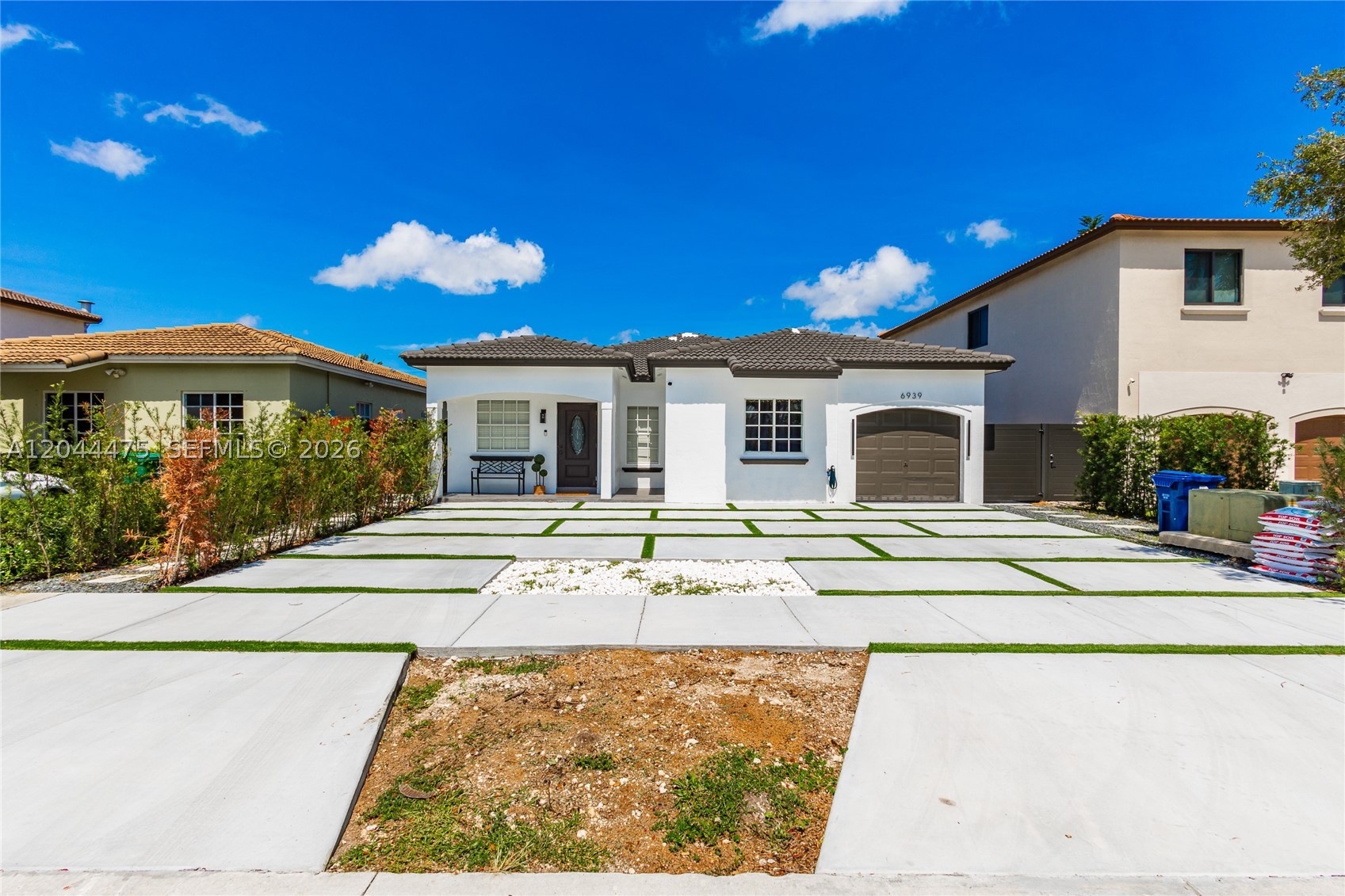Welcome to your dream home in Kendall! This stunning single-family home boasts 3 bedrooms, 2 bathrooms, and a spacious 1-car garage. The modern kitchen features stainless steel appliances and sleek tile flooring, perfect for entertaining guests or preparing family meals. Step outside to the beautifully landscaped backyard with a charming pergola, ideal for enjoying the Florida sunshine or hosting summer barbecues. The master bedroom includes a luxurious walking closet, providing ample storage space for all your belongings. Located near everything Kendall has to offer, including shopping, dining, and top-rated schools, this home is perfect for families looking for convenience and comfort. The cemented backyard and ample driveway provide plenty of space for outdoor activities and parking. Don't miss out on the opportunity to make this house your forever home. Schedule a showing today and experience the beauty and charm of this Kendall gem!