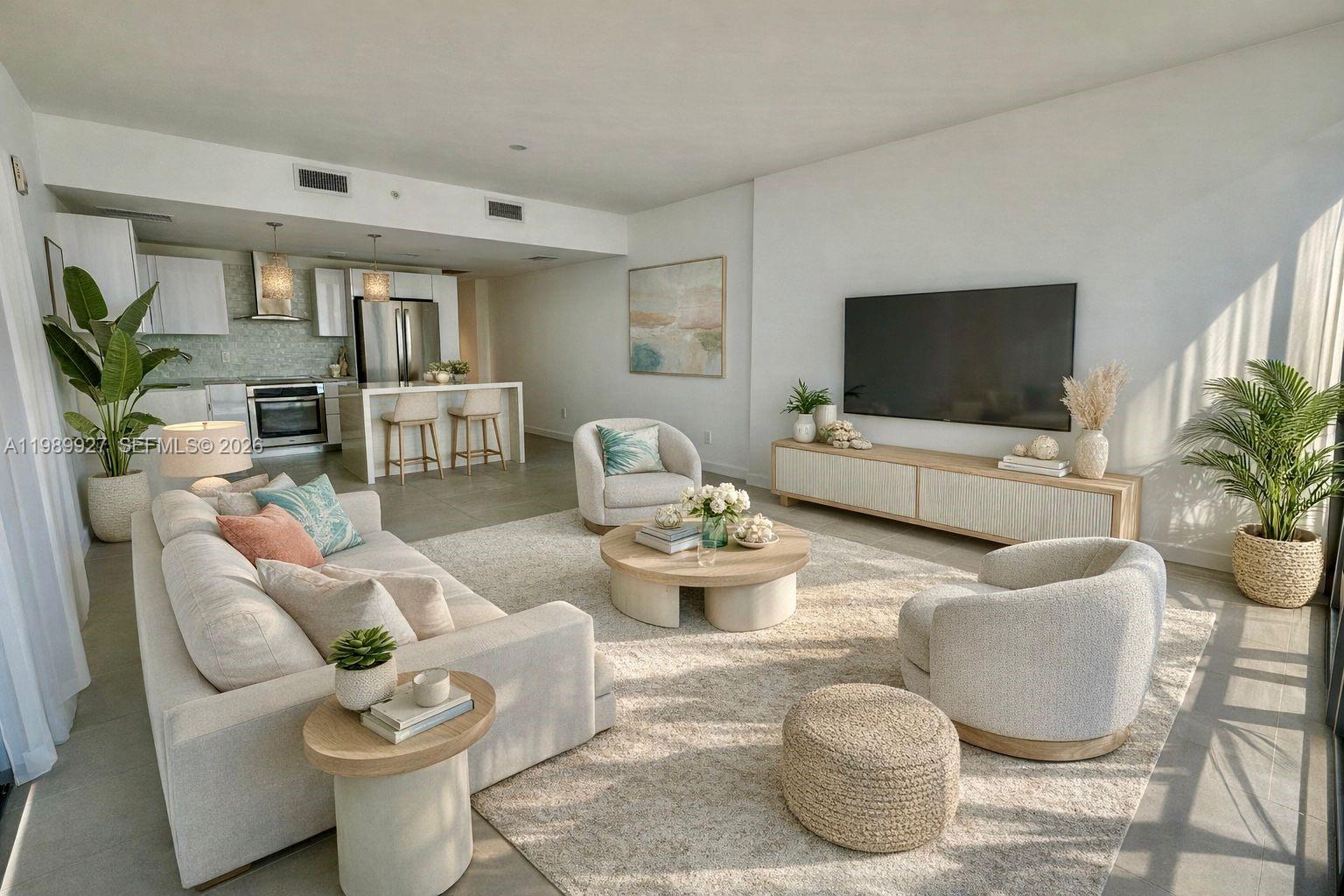 CORNER UNIT! Bright 2BR/2BA residence in Canvas offering a smart split-bedroom layout, modern finishes, and the convenience of city living in the heart of Miami’s Arts & Entertainment District. This unit features an open kitchen, spacious living area, and private balcony, ideal for both everyday living and entertaining. Enjoy a full-service building with resort-style amenities and a prime location just minutes from Downtown Miami, Brickell, Wynwood, Miami Beach, shopping, dining, and major highways. NOTE: Pictures have AI furniture in the actual pictures taken of the unit spaces. Also there is a $1000 security deposit that goes to the building. Also it just closed for rent, a year. Only investors or those looking to move once the year contract is over.