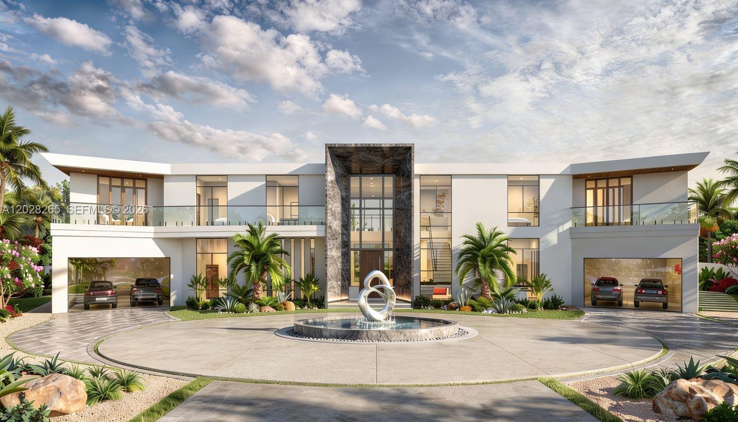 An extraordinary opportunity to acquire the final remaining homesite within an exclusive gated boutique enclave in Parkland, Florida. Complete with a fully envisioned ultra-luxury estate concept designed for modern resort-style living. Set on approximately one acre at the end of a private cul-de-sac, this offering includes architectural plans and striking renderings for a dramatic contemporary residence featuring approximately 6 bedrooms, 11 bathrooms, expansive entertainment spaces, and world-class lifestyle amenities. The proposed estate has been thoughtfully designed to include a private movie theater, wellness gym, sauna and steam rooms, wine cellar, elevator, game room, glass-walled executive office, outdoor sunken fire feature, and a stunning lap pool with expansive indoor-outdoor flow throughout. With city water and sewer already available, and development planning substantially underway, this property presents a rare opportunity for a developer, investor, or end-user to significantly accelerate the timeline toward completion of a landmark custom estate. For buyers seeking a turnkey experience, the seller may also offer the ability to complete construction through their existing luxury home builder/general contractor relationship. Surrounded by multi-million dollar residences within one of Parkland’s most desirable luxury communities, opportunities of this scale, design caliber, and readiness are increasingly rare.