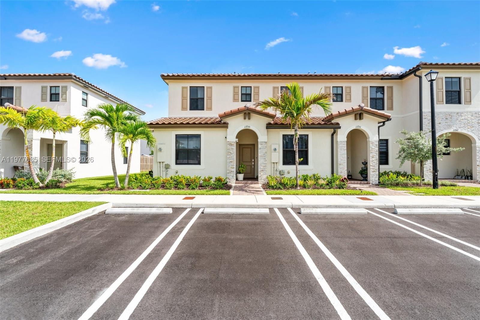 Beautiful 2-story villa featuring 3 bedrooms and 3 full bathrooms in the peaceful Siena Reserve community. Enjoy the convenience of a first-floor bedroom with full bath — perfect for guests, a home office, open  kitchen with  SS/ appliances, Nice backyard to for enjoyment, Two assigned parking spaces, Easy access to US1 & Turnpike, 5 minutes to Black pointe Marina Luxury community amenities. Almost new (2023) and move-in ready