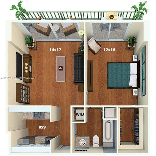 AVAILABLE 08/03. Photos may be from another floor, but are the same line. The Bay Parc community is located in walking distance of Downtown Miami's many wonderful attractions. Bay Parc features newly renovated amenities and common areas, a variety of floor plans with granite counter tops, SS appliances, hardwood floors and in-unit washer & dryer. Move in cost are 1st month + 1K deposit. Parking cost $125 p/m. Pet Fee: $400+$60/month. *FAST APPROVAL! (NOTE: Rental rates are subject to change depending on move-in date and lease term. Advertised rate is best rate and maybe on leases longer than 12 months. Proof of income greater than 3x 1 month's rent is required and minimum credit score of 620 or higher in order to be approved).