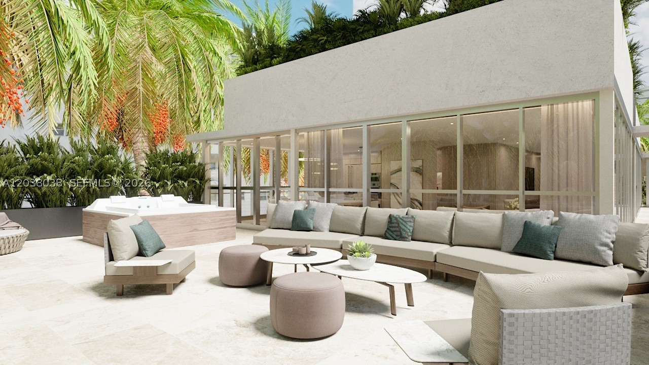 Introducing Villa Sofia, Miami's original pied-à-terre reimagined. A destination for the affluent & bon vivant since 1959, this architectural gem is being reinvented for modern luxury in
the exclusive South of Fifth neighborhood. With only 21 residences & no rental restrictions, Villa Sofia offers rare flexibility for owners & investors alike. Residence #305 is the most
exclusive unit in the building & features a thoughtfully laid out 3 bed/3 bath + den with 1958 interior sq ft plus a massive 865 sq ft private terrace with jacuzzi, showcasing an efficient
layout & refined contemporary finishes. Residents will enjoy curated amenities including a rooftop bar, pool, outdoor gym & lounge - ideal for relaxing, working, or entertaining.
Residents will also have access to beach service.