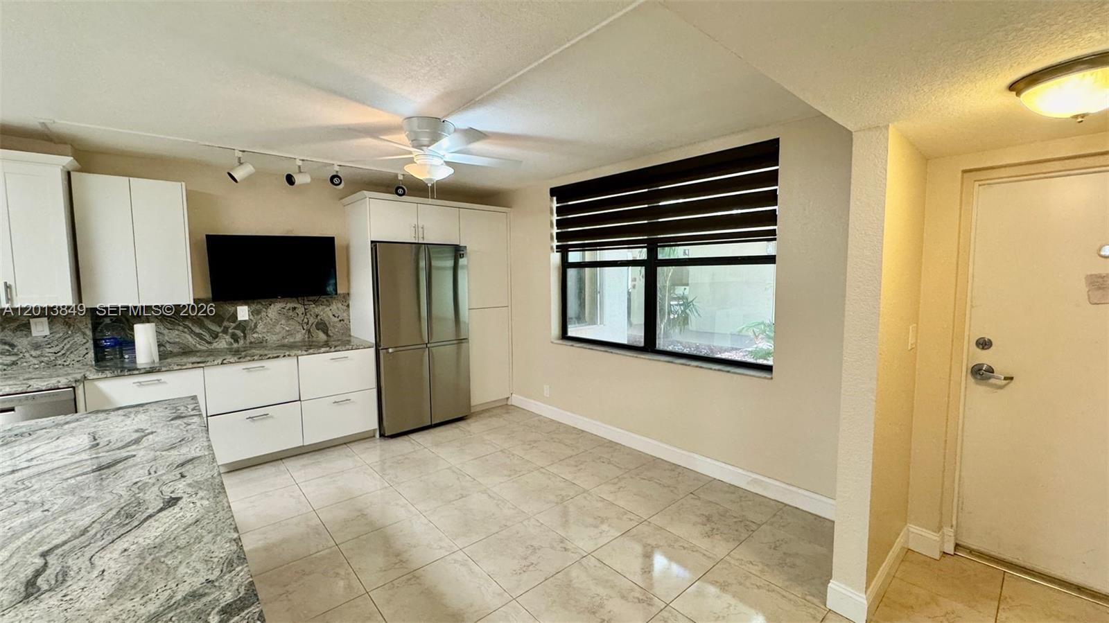 FULLY RENOVATED FIRST-FLOOR CORNER UNIT FEATURING 3 BEDROOMS AND 2 BATHROOMS IN A HIGHLY DESIRABLE FAMILY-FRIENDLY COMMUNITY! THIS SPACIOUS HOME OFFERS A BRIGHT OPEN LAYOUT WITH HURRICANE-IMPACT WINDOWS, GRANITE COUNTERTOPS,TWO REFRIGERATORS,DISHWASHER, BRAND NEW APPLIANCES,NEW WASHER& DRYER,AC REPLACED in 2021, AND A NEW WATER HEATER INSTALLED IN 2024.THE OVERSIZED PRIMARY SUITE INCLUDES AN ON-SUITE BATHROOM, WALK-IN CLOSET,PLUS AN ADDITIONAL SECOND CLOSET FOR EXTRA STORAGE. TV IN THE KITCHEN IS ALSO INCLUDED WITH THE SALE! ENJOY RESORT-STYLE AMENITIES INCLUDING 2 SWIMMING POOLS, a KIDDIE POOL,CLUBHOUSE,FITNESS CENTER AND PLAYGROUND.TAKE ADVANTAGE OF THE BEATIFUL 3-MILE WALKING PATH SURROUNDING THE GOLF COURSE.LOCATED JUST MINUTES FROM THE BEACH,AVENTURA MALL,CASINO,SHOPPING,AND DINING.PERFECT FOR FAMILIES WITH SEVERAL A-RATED K-8 SCHOOLS NEARBY. ASSESSMENT WILL BE PAID IN FULL BY SELLER.PRICED BELOW MARKET VALUE-THIS MOVE-IN-READY HOME WILL NOT LAST!