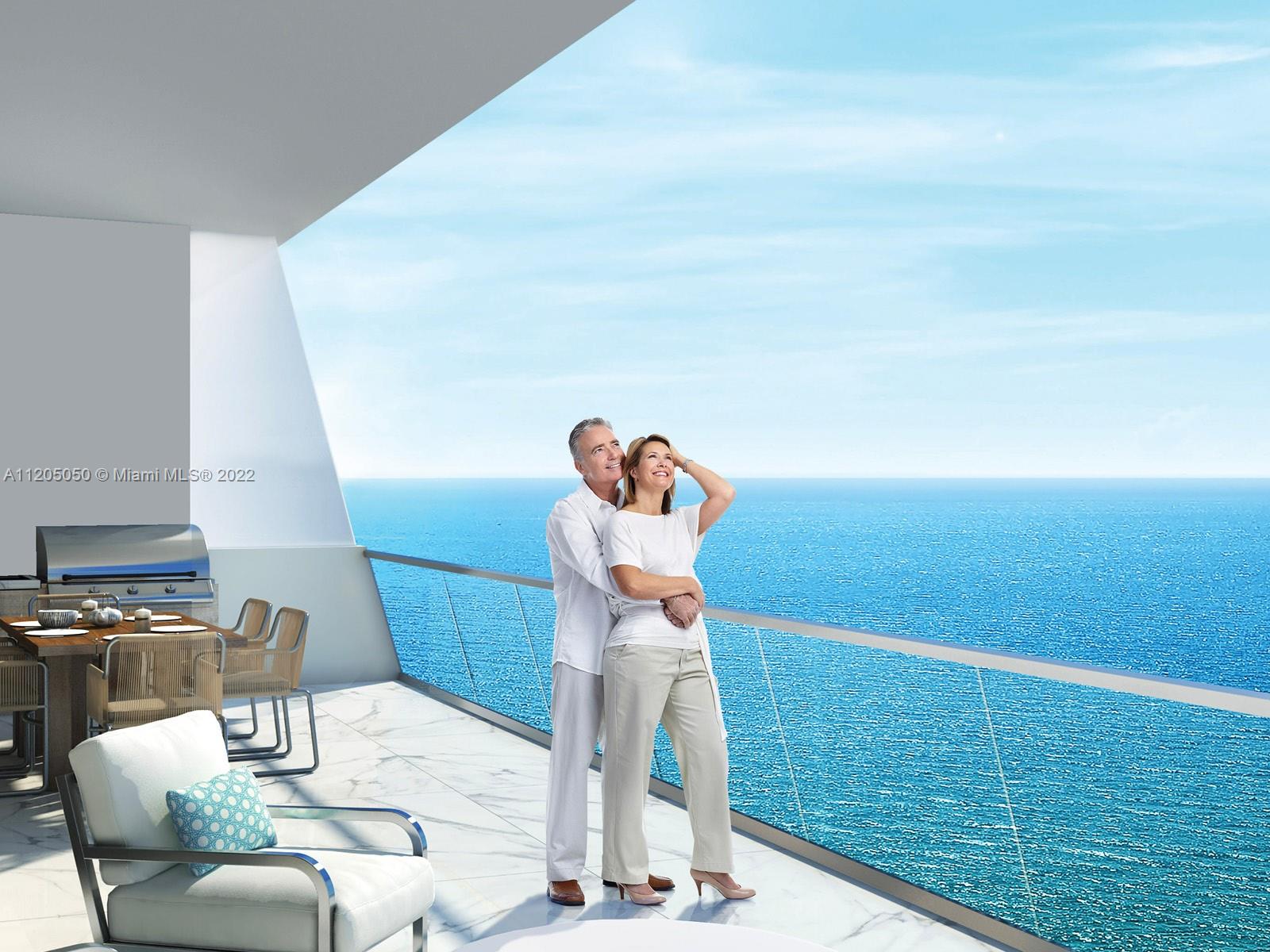 DELIVERED UNFURNISHED, DECORATOR READY, comes w/ floors, window treatments, & wall coverings. DEVELOPER INVENTORY! LAST REMAINING STANDARD RESIDENCE FROM DEVELOPER. BUYER HAS THE OPTION OF PURCHASING A POOLSIDE CABANA. Flow-thru Residence "B" w direct views of the Ocean & Intracoastal. 10' ceilings, imported Snaidero® Italian custom cabinetry & stone countertops, top-of-the-line Gaggenau® appliances, 11' deep oceanfront sunrise terrace w summer kitchen + sunset terrace, spacious walk-in closets. Turnberry Ocean Club Residences is a 54-story tower composed of 70,000 SF of luxury amenities w world-class service incl the 3-story signature Sky Club w sunrise/sunset pools, priv dining, health & wellness spa & entertainment. Ask about membership privileges included.