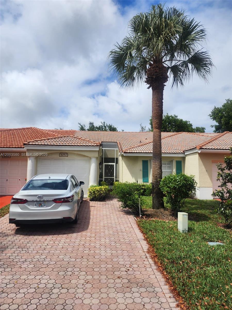 Welcome to this beautiful villa located in the highly desirable gated community of Floral Lakes in the heart of Delray Beach. This well-maintained home offers a spacious and functional layout featuring 2 bedrooms, 2 bathrooms and a car garage. Enjoy the main living area, primary suite, and screened patio—ideal for relaxing or entertaining.
Upon entry, you are welcomed by vaulted ceilings, abundant natural light, and an open-concept living and dining area. The kitchen offers ample cabinet space, a breakfast area, and convenient access to the indoor laundry room. The spacious primary suite features a walk-in closet and in suite bath with dual sinks, soaking tub, and separate shower. The guest bedroom is ideal for visitors or a home office.
Move-in ready with endless potential to personalize. Floral Lakes is an active 55+ community, FHA and VA approved, offering a renovated clubhouse, pool, hot tub, fitness center, saunas, tennis, pickleball, shuffleboard, billiards, library, and a full social calendar of activities.
Ideally located near shopping, dining, major highways, Downtown Delray, and just minutes from the beach. Pet-friendly community. A wonderful opportunity to enjoy the South Florida lifestyle. Easy to show!