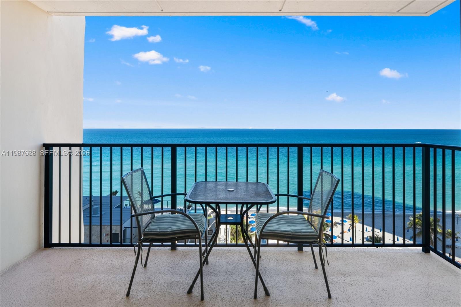 NOW OR NEVER !!!!! MOST DIRECT OCEANVIEWS FROM THIS STUNNING 1 BED AND 2 FULL BATHROOMS CONDO IN DESIRED " QUADOMAIN VALENCIA " THIS LINE COMES TO THE MARKET VERY SELDOM ...GRAB IT ! THIS IS FOR SURE DREAM COME THRU ....bright, open-concept residence features new porcelain floors and floor-to-ceiling impact windows showcasing breathtaking, unobstructed views of the ocean.
Enjoy your private balcony with the sound of the waves — perfect for morning coffee or evening relaxation.
Resort-style amenities include a newly redesigned lobby by Steven G Interiors, 2 heated pools, fitness centers, restaurant, valet, and beach service.
Perfect as a full-time home or vacation retreat. A true beachfront gem!
