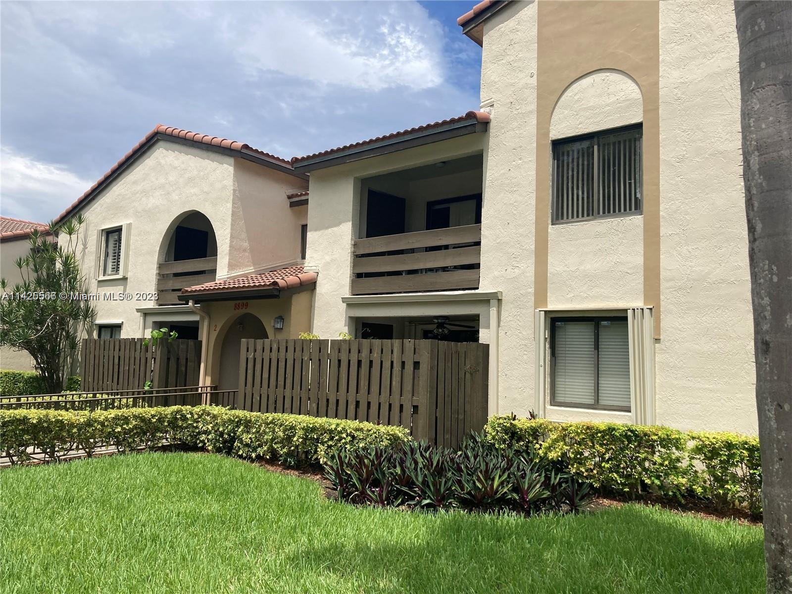 Centrally located 2/2 recently updated condo in desirable Kenland Walk communit. Home features two large bedrooms with large closets, tiled throughout, vinyl wood flooring in bedrooms, stainless steel
appliances, granite countertops, plantation shutters, washer & dryer in unit, covered balcony for your privacy plus
extra storage space closet. Community features pool, clubhouse, and tennis courts! Near the Turnpike exit, major roadways, public transportation, hospitals, shopping centers, restaurants...