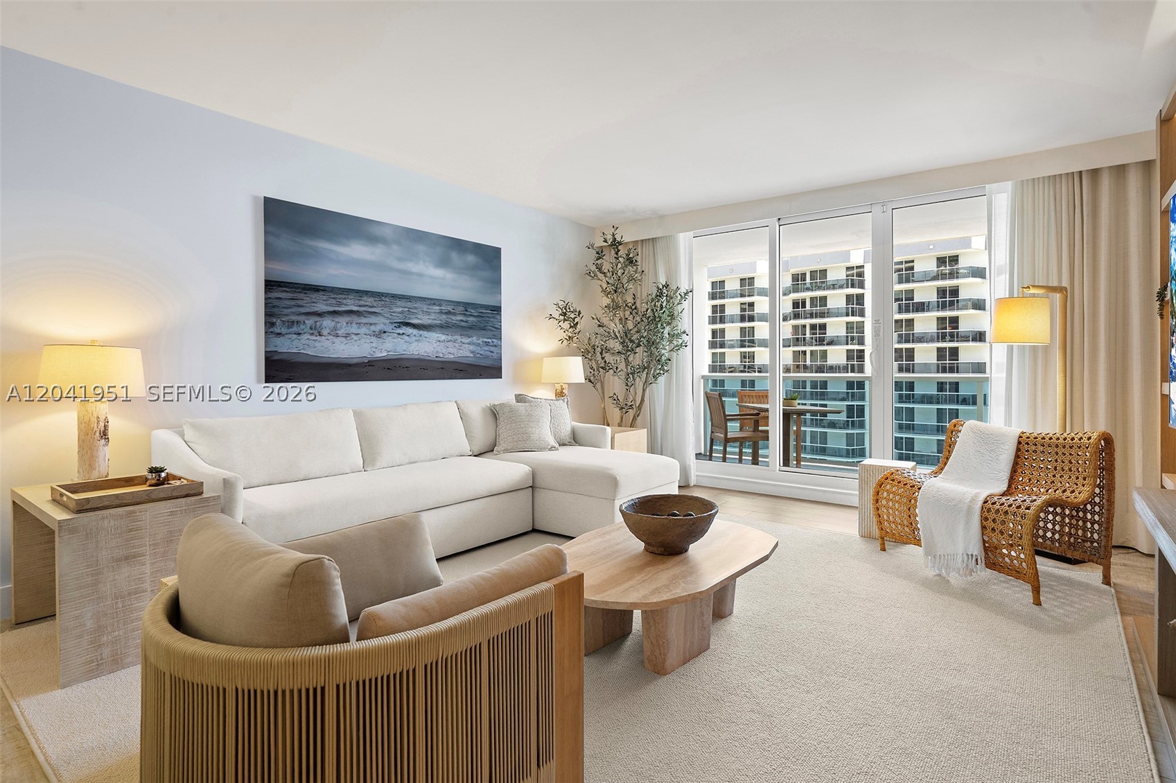 This residence offers a stylish Miami Beach retreat with modern interiors, resort-style amenities, and a prime oceanfront location near South Beach dining, shopping, and entertainment. Perfect for a relaxing coastal getaway.