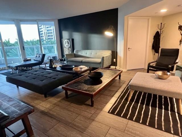 Modern flow-through unit at South Tower, lower floor overlooking pool and Intracoastal on the SE balcony and Waterways Marina on the NW balcony. Unit’s features include: grey porcelain tile floors in living area and wood floors in bedrooms, upgraded stainless steel appliances, granite counter tops and eat in kitchen, split floor plan, laundry room, Hunter Douglas blinds & black outs, glass shower enclosures and new A/C unit. The South Tower has been completely remodeled by Steven G. design which stands out among other bldgs, complex offers full amenities: 3 pools, full service star rated Spa, hair and nail salon, gym, fitness classes, tennis courts, bbq areas, etc. Centrally located min away from world known Aventura Mall, Bal Harbour Shops, dining, beaches, etc.