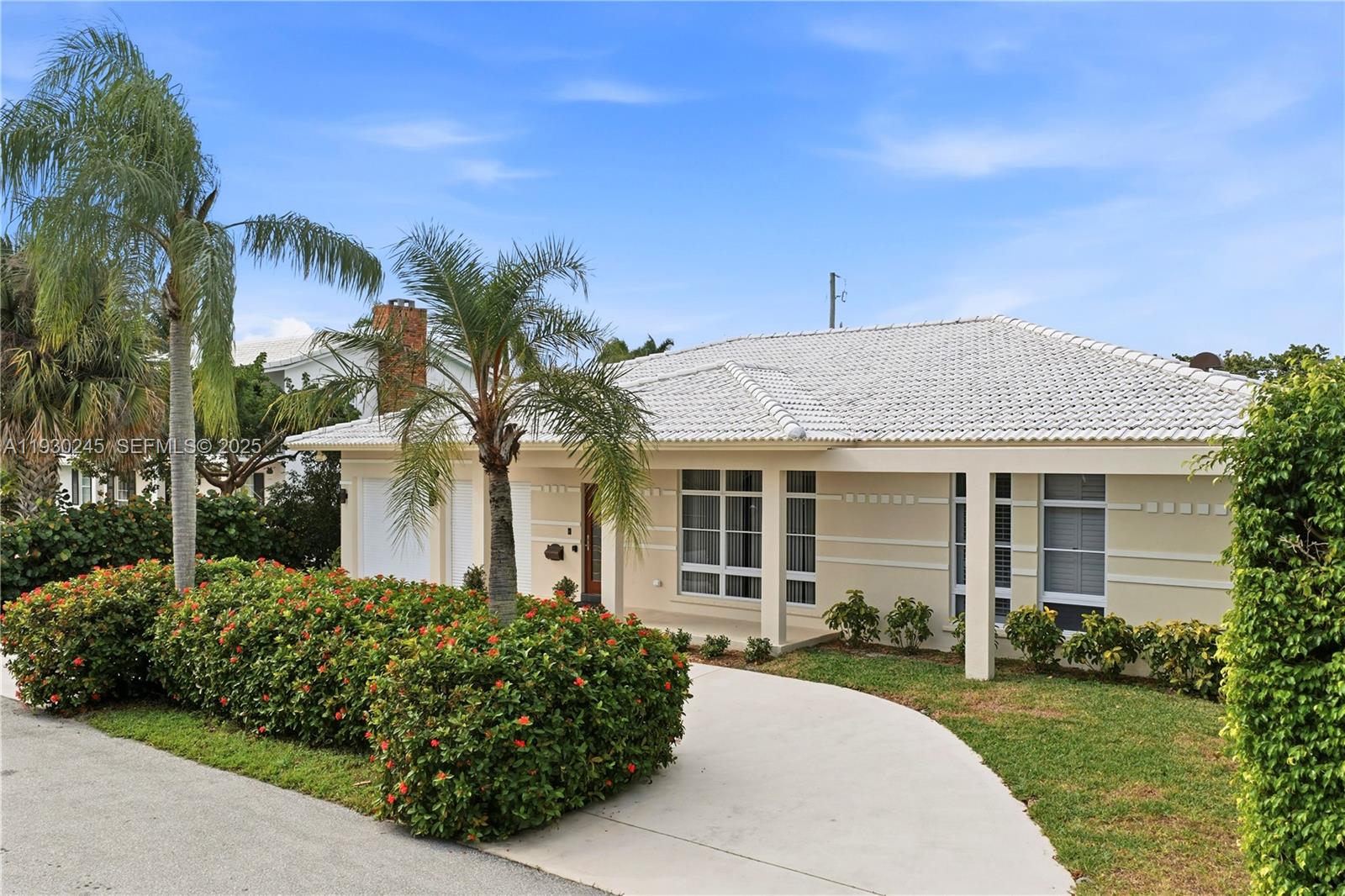 Truly “UNIQUE” for 7 reasons:
***1. LARGE, (3,236 sf) BEAUTIFUL HOME w/GUESTHOUSE on Cul-De-Sac, almost NO TRAFFIC!! Homes on this intra-coastal street value up to 12 MILLION DOLLARS.
***2. GUESTHOUSE located across HEATED POOL has a SECOND FULL KITCHEN, bedroom and full bath. Perfect for older relatives, teens and guests. MAIN HOUSE has a MASTER BEDROOM SUITE making a TOTAL of 5-BEDROOMS, 4-BATHS AND 2-KITCHENS.
***3. MAIN HOUSE has a large, rare HOME THEATER/MEDIA CENTER with 98” TV, Sound System, electric reclining theater seats and massive 12’ long media cabinet/drawer storage system for CDs, books, games. Watch great movies night or day!! With additional seating, it can hold 12 people or more.
***4. Home has massive storage areas. In addition to customizable closet shelves/racks, over 1,000 SF of FLOORED ATTIC STORAGE SPACE with an electric lift for heavy items. Attic also has 20 feet of coverable garment rods for additional clothes storage.
***5. Ther are TWO MINI GARAGES (10’6”x6’6” each) for bikes, lawn equipment, and over 50 ft. of shelving for bins and two additional outdoor storage sheds.  
***6. At buyer requests, SELLER is willing to RE-CONFIGURE mini garages to TWO FULL SIZE GARAGES prior to closing but this will reduce # of bedrooms from 5 to 4 and # of baths from 4 to 3.
***7. For dog lover’s the main house has an alternative poolside IMPACT French door with a RARE built-in large “doggie door”. No need to walk dogs every day.