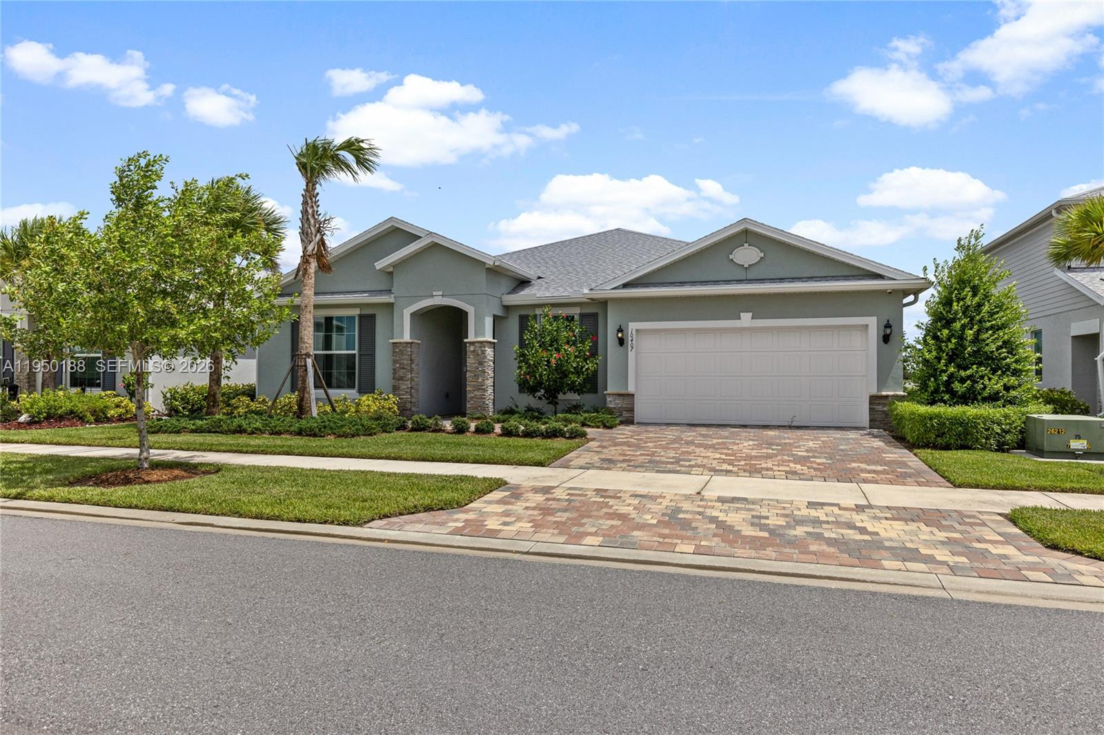 This expansive 5-bedroom, 3.5-bath ranch-style residence offers exceptional space, modern comfort, and strong value in Heron Preserve at Tradition in Port St. Lucie. Designed for both everyday living and entertaining, the home features all-impact windows and doors and an open, thoughtfully designed layout. The home includes a spacious primary suite, an additional full suite, two additional bedrooms, 2 full baths, 1 half bath. The chef-inspired kitchen is equipped with quartz countertops, a natural gas range, walk-in pantry, and ample workspace and storage.
Offered fully furnished, the open floor plan creates a bright and airy atmosphere, seamlessly connecting the living and dining areas. Step outside to a covered patio and well-maintained backyard, perfect for enjoying Florida’s year-round lifestyle.Located in a peaceful and desirable community, this home combines comfort, functionality, and convenience—offering the best of Port St. Lucie living.