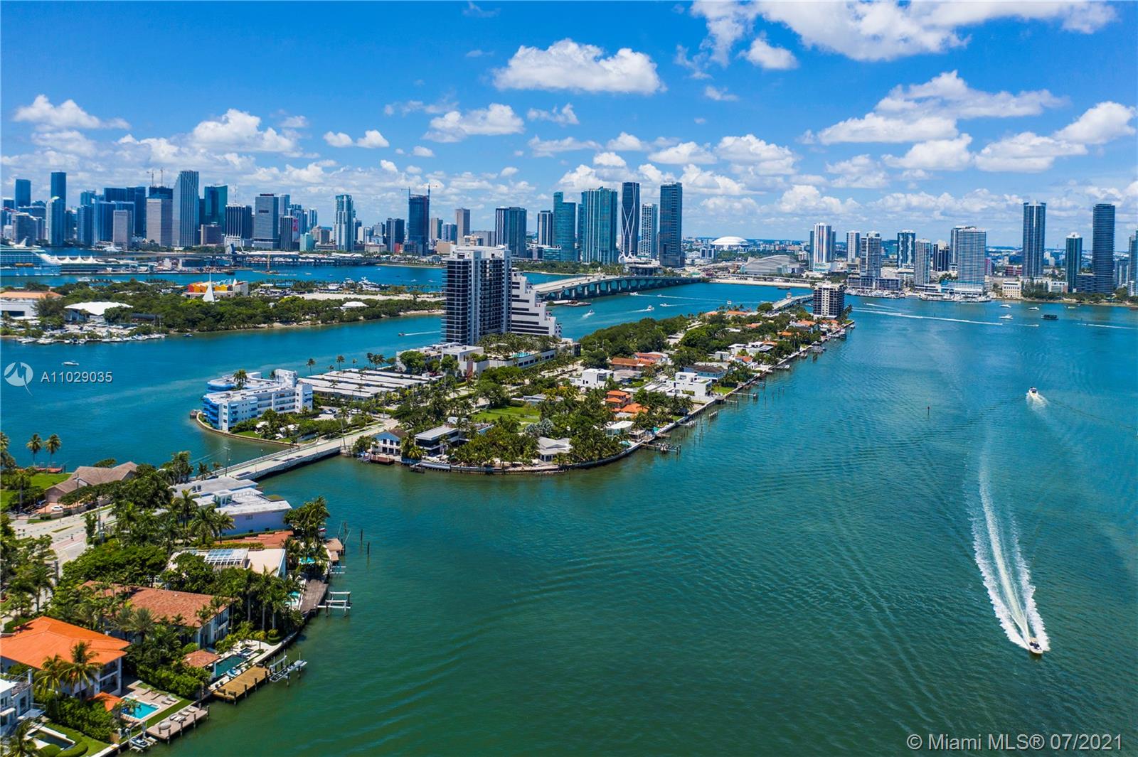 Breathtaking waterfront lot with 60 ft. of water frontage and endless views. Lot offers bay and ocean access. Wonderful opportunity for a developer or to build your dream home. Great location with easy access to Sunset Harbor, Miami Beach, Edgewater and Brickell. Sale of the property includes architect plans. Property can be sold in conjunction with adjacent waterfront lot doubling lot size from 9,000 sq. ft. to 18,000 sq. ft. and water frontage from 60 ft to 120ft. See 1045 N Venetian listing for more details. (A11029038)