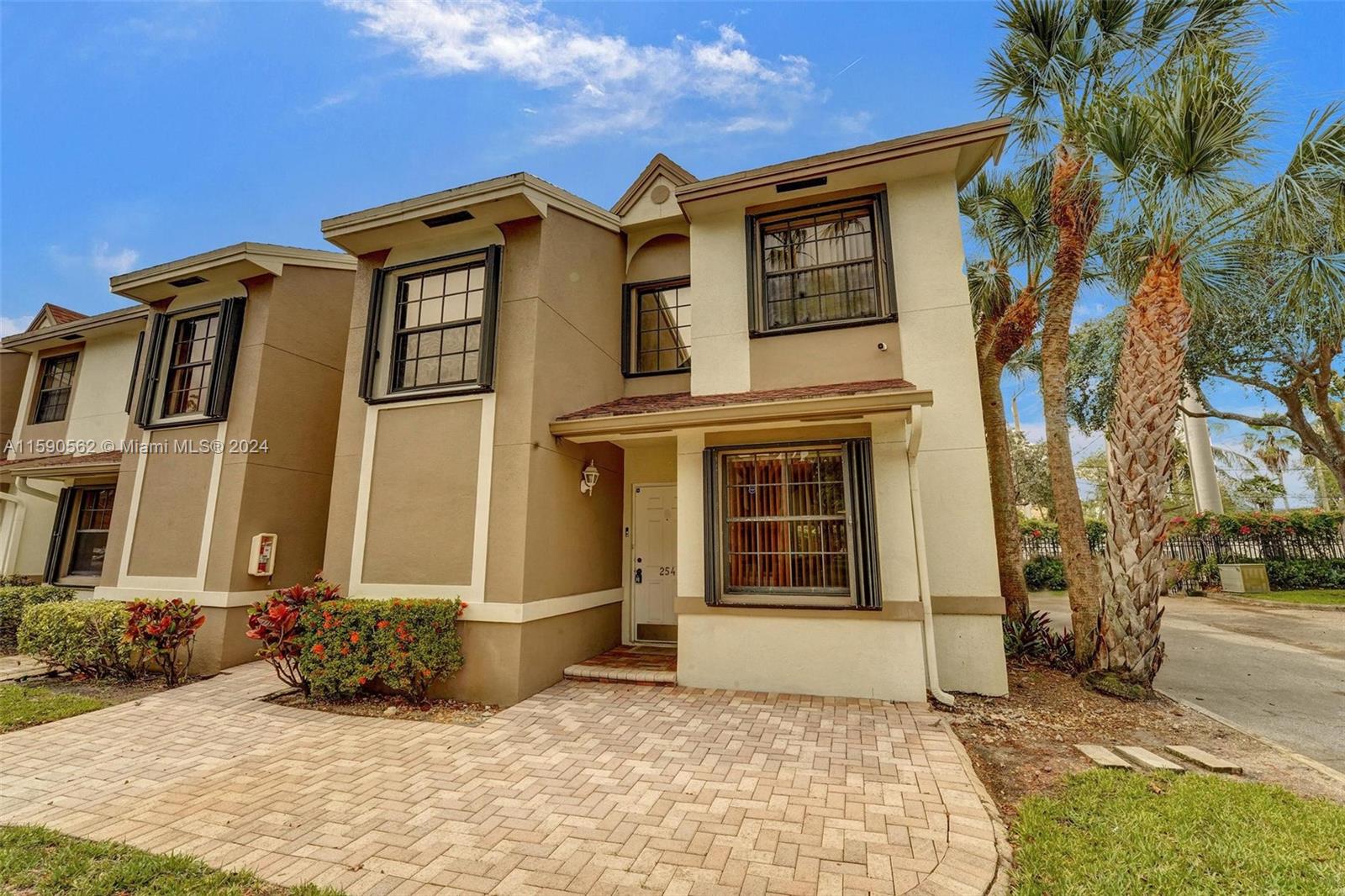 Spacious 3 bed 2 bath townhome w/ Loft and private fenced patio in gated Downtown Fort Lauderdale community. Walk or bike to everything the city has to offer! Brightline station is one block away for those who work outside the area or like to travel often. Complex is around the corner from Las Olas Blvd, Central Downtown, Fort Lauderdale Beach, endless dining and nightlife options, I-95/595 and so much more! This end unit has great natural light and volume ceilings. Features include updated kitchen, storm shutters, LAUNDRY IN UNIT, new countertops, large private patio perfect for grilling or entertaining, plenty of interior storage & extra storage closet off patio. Community Pool & Tennis. Loft is perfect for an office and overlooks main living area. Pets OK with deposit. Easy to show!