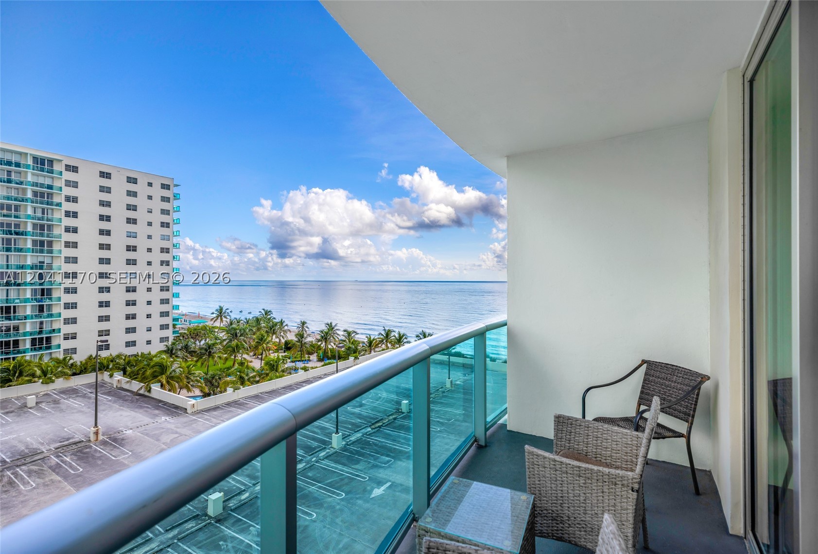 Beautifully maintained and fully furnished 1BR/1BA oceanfront residence offering the perfect combination of lifestyle, flexibility, and investment potential. This turnkey unit features tile flooring throughout, updated kitchen with granite countertops, renovated bathroom, and an open living/dining area leading to a private balcony with relaxing ocean views. Laundry facilities conveniently located on each floor. Ideal as a primary residence, second home, or income-producing beachfront asset. Enjoy resort-style amenities including direct beach access, 2 heated pools, fitness center, business center, 24-hour security, valet service, and beautifully maintained common areas. HOA includes cable and WiFi. Vacation rental ready with flexible ownership and daily rental opportunities creating strong income potential. Comparable short-term rentals may achieve approximately up to $200 per night depending on seasonality, occupancy, licensing, and management (not guaranteed). Owners may have pets up to 40 lbs with applicable association requirements; guests are not permitted to bring pets; service animals permitted per applicable law. Short-term rentals subject to condominium rules and applicable local and state requirements. Buyer to independently verify all rental policies, fees, approvals, and licensing requirements. Special assessment currently in place in the amount of $303.66/month beginning March 1, 2026 for a 12-year term. Buyer to verify all association information and assessment.