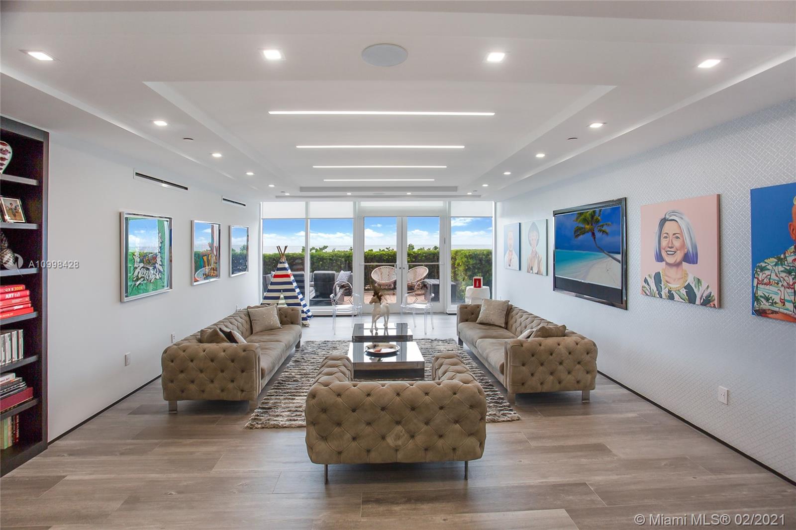 Located directly on the ocean, this beach pad is one of the most unique oceanfront properties in all of south Florida. Designed with impeccable taste and style, this 6 bedroom, 6.5 bathroom home is steps from your own private beach club. The Beach Club offers beach and pool service for all of its residence and state of the art gym/ spa facility as well. This beach oasis has its own private entrance and 2 self parking spaces to really give it the feel of a single family residence. Equipped with smart technology and top of line finishes this is the perfect pad to call home.