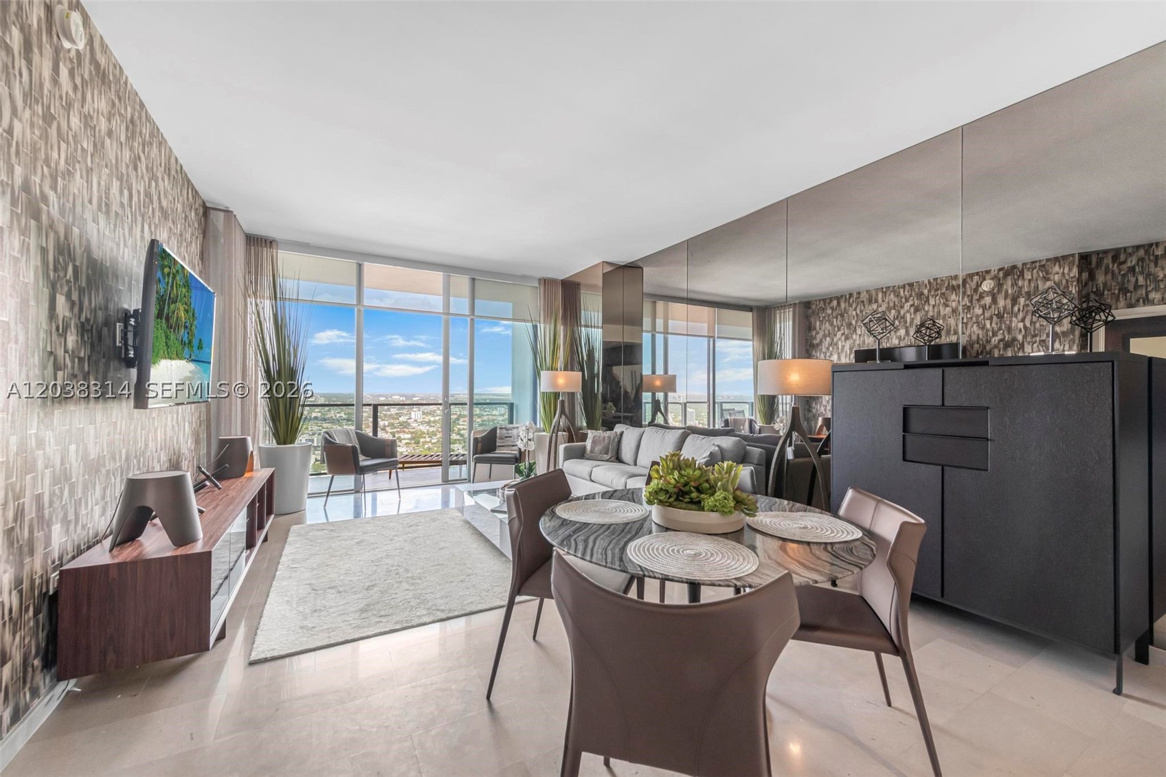 Ready to move in exceptional unit professionally furnished and decorated by Stephen G, in the heart of Brickell City Center with direct access to exclusive shopping mall. Amazing panoramic city and sunset views enjoyable from floor to ceiling windows. Ideal open layout floorplan, Italkraft kitchen cabinetry and stainless steal Bosch appliances. Amenities include indoor/outdoor fitness center, 2 swimming pools (pool service), BBQ grill, pergola, Hammam spa, state of the art children's playroom, party room, business center, 24 hour concierge.