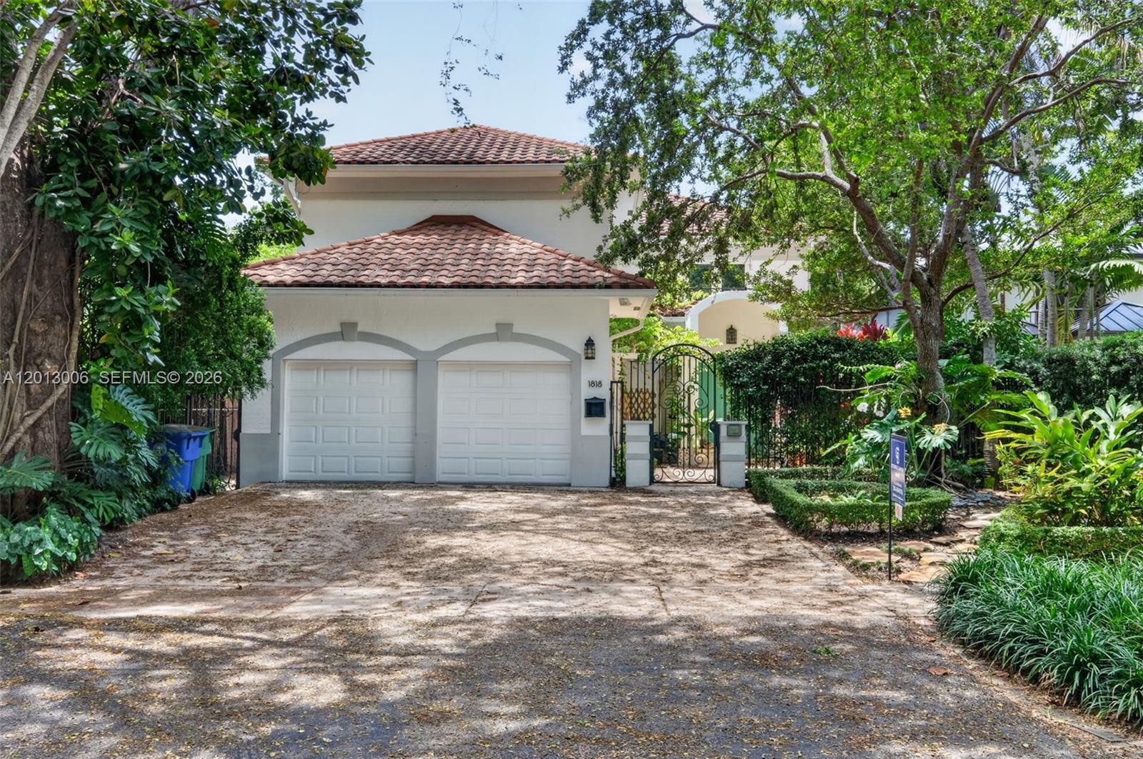 Located on one of North Grove’s most prestigious streets, this exquisite Mediterranean estate offers 6 bedrooms, 4.5 baths, gated entry, and a 2-car garage. A grand staircase and soaring ceilings create an impressive arrival offering Jerusalem stone & wood floors throughout home.  Designed for both elegant entertaining and everyday living, the residence features a chef’s kitchen, formal dining room, and all impact windows and doors. Additional highlights include a 5-year old roof, full-house natural gas generator that powers the entire home, including the HVAC systems, and no flood zone designation.  Enjoy resort-style outdoor living with a heated saltwater pool, spa, and a full-property mosquito misting system for year-round comfort and entertaining.