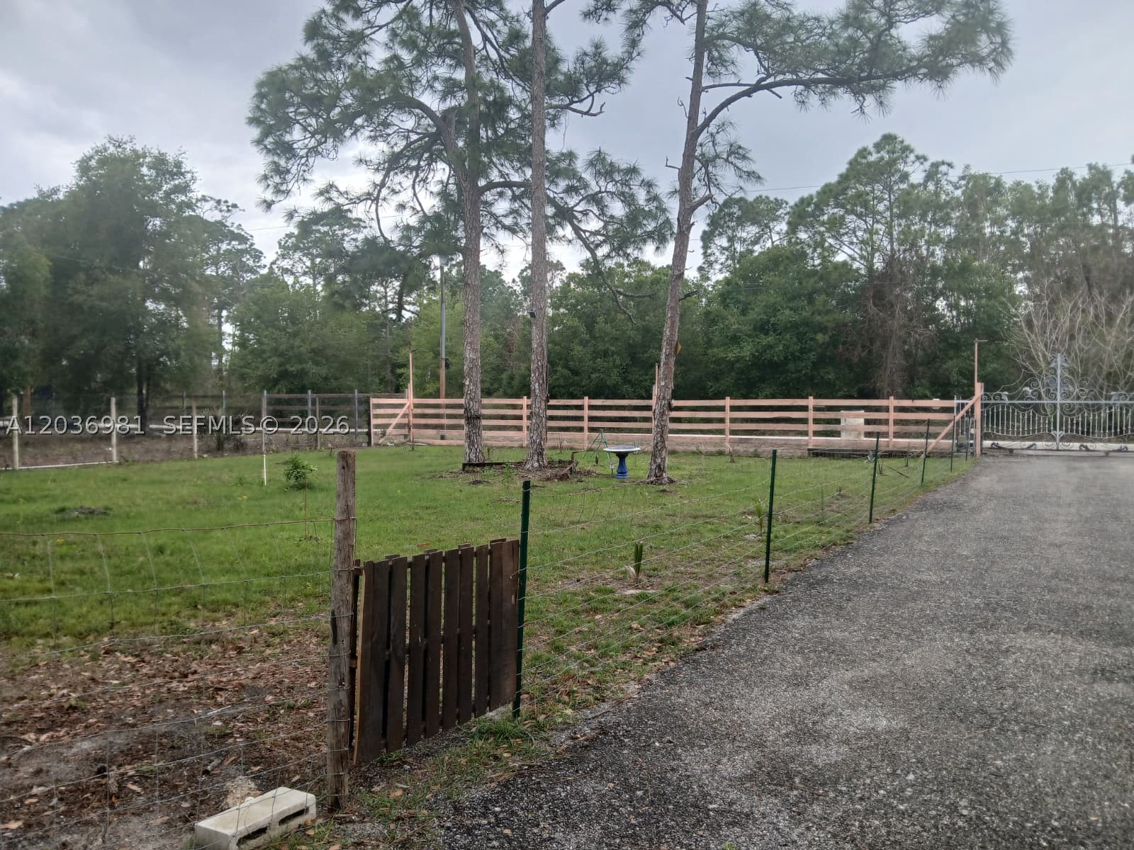 Discover the peaceful country life on this beautiful and cozy 1.25-acre property, fully remodeled and featuring 3 bedrooms and 2 full bathrooms, enclosed by fencing with an electric gate ,mature oak trees, an animal pen with a separate section for goats, a chicken coop.Your new home is a spacious double-wide manufactured home featuring a custom 24 x 14 foot extension includes hurricane-impact-resistant windows and doors.
All interior walls haven been renovated with drywall.
High-efficiency mini-split air conditioning systems .
Outdoors, you can enjoy a  front deck complete with railings.
Metal roofing provides superior durability.
The property features a private well with a brand-new filtration system and a new pump turbine The septic tank has been recently cleaned.
The roof is brand new, installed in 2024.
The foundation is also new.
 A recently purchased utility shed, installed with  county permits. A 240-square-foot storage shed is located in the backyard.
An RV is included with the property, this unit can be rented out and features:
The seller is offering up to $15.000 to cover the buyer's closing cost and interest rate buy-down! Rarely is such a special combination found on the current market.
Schedule your private viewing today!
