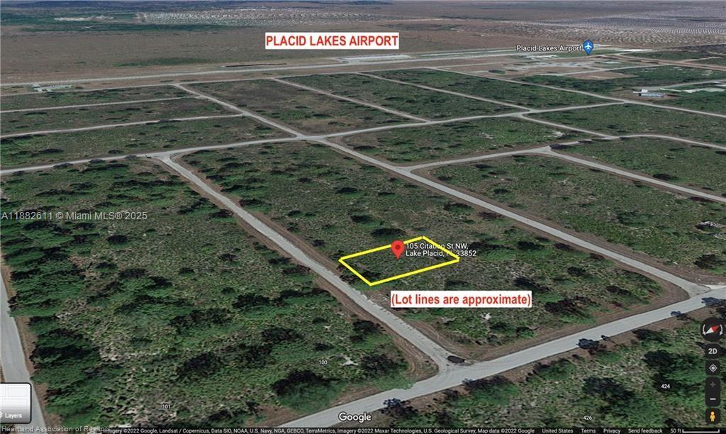 OWNER WILL FINANCE $4K DOWN, $490.95 FOR 36 MONTHS Fly in and walk home! Great residential lot near Lake Placid Airport. Paved road with power on street. Nice building lot in the popular subdivision of Placid Lakes. There is a Voluntary HOA for only $25.00 a year. Owners of property in Placid Lakes have use of the gated lake front park set on the shore of beautiful Lake June. Lake June is considered a premier lake and is extremely popular with both our locals and our visitors. On the West side of the lake there is the Scrub Jay park. There is central water in most of the subdivision. You would need to contact the Placid Lakes Utilities company for the cost of hooking into the current water system. Don't miss this great lot in a fabulous subdivision. Build your dream home and enjoy the Placid Lakes life. SURVEY AVAILABLE.