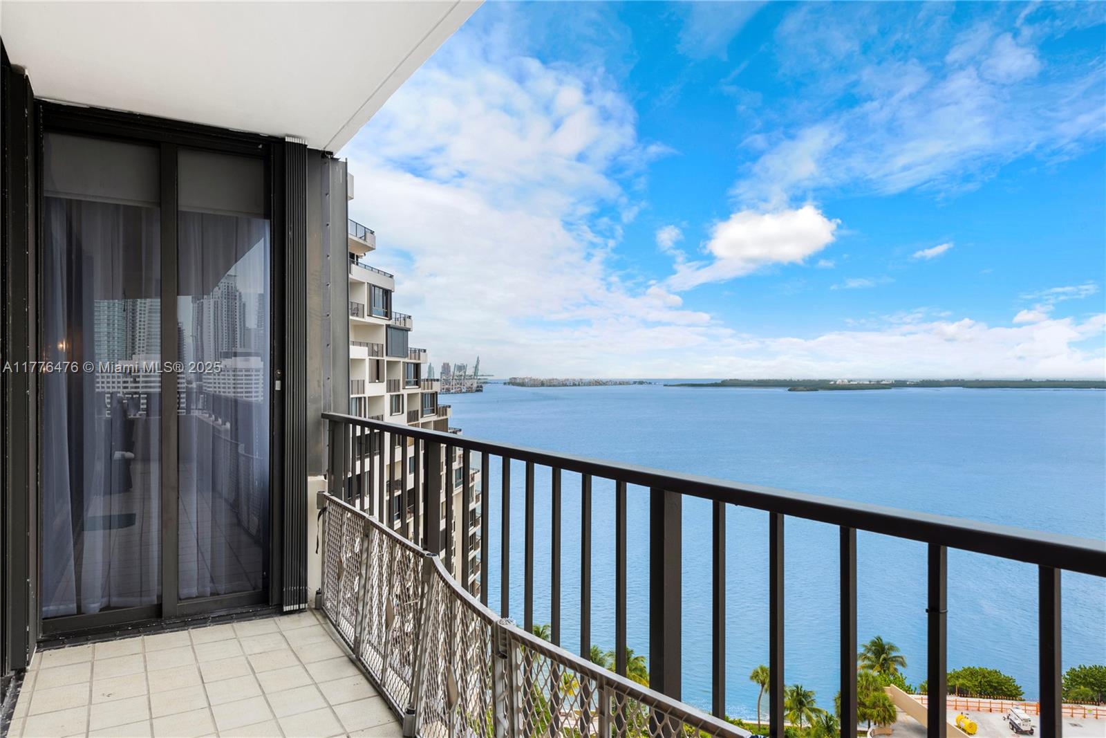 unning panoramic Biscayne Bay and Miami skyline views highlight this fully renovated 2-bed, 2.5-bath corner residence at Brickell Key One. This 1,577 square foot unit is open, spacious, and ideal for entertaining, with breathtaking views from the 18th-floor wrap-around balcony. A split-bedroom floor plan provides excellent privacy for residents, with balcony access from both bedrooms. Bedrooms include ample closets and blackout shades. The large customized master closet is an oversized walk-in with private access to the fully updated master bath. This is only available for 6 months and there is a 30 day approval process with the building. Available May 15 until Dec 31st. will take shorter term