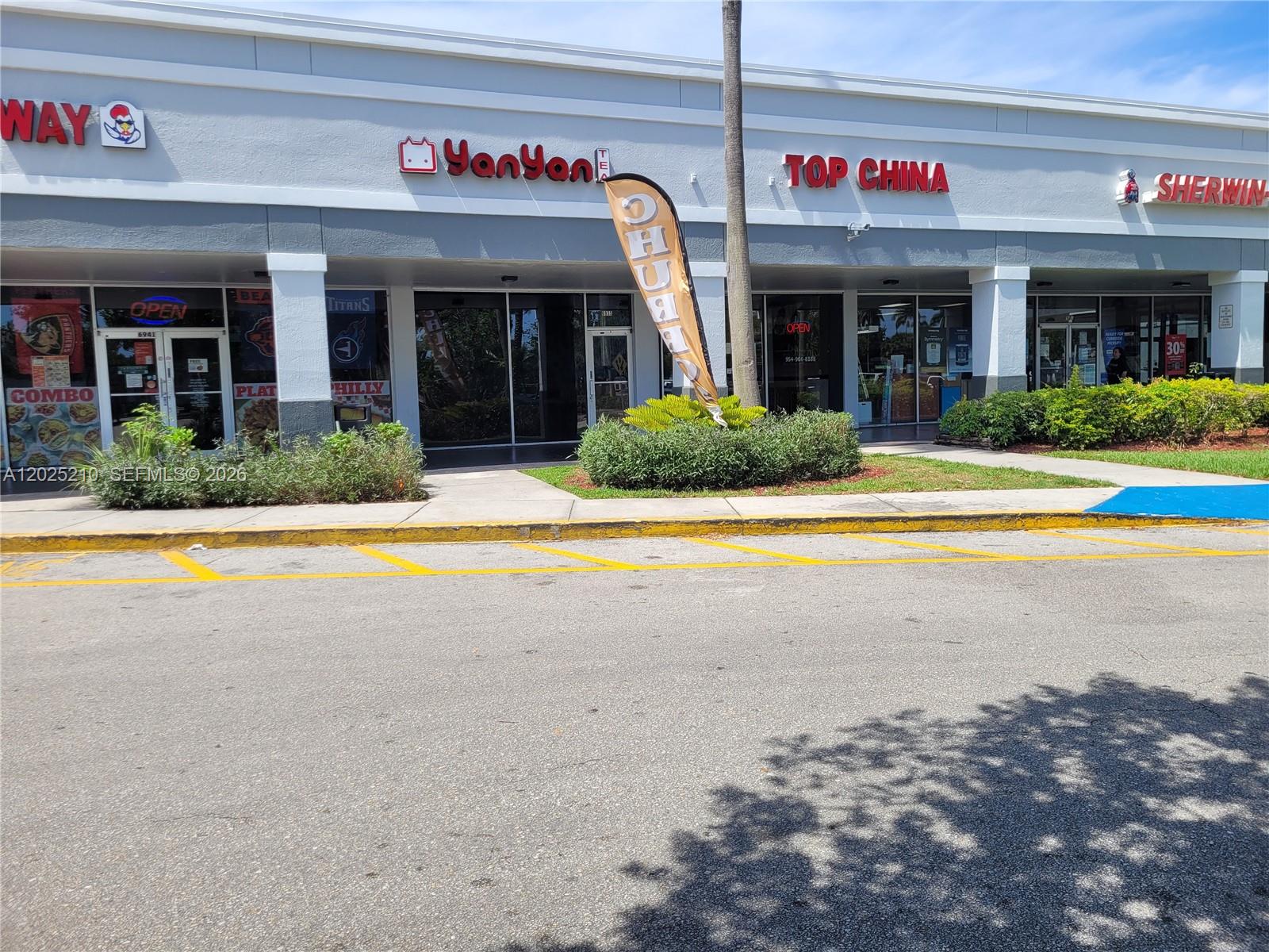 Prime retail sublease opportunity located in a busy shopping center in Hollywood. The space offers 1,350 square feet with a monthly rent of $2,800, including outside maintenance. The lease term is three years, and the location is in a Publix Plaza with excellent foot traffic. The tenant is responsible for CAM charges. The space comes equipped with tables, chairs, a bar with stools, two bathrooms, a kitchen (no hood), an open bar area. The business is privately. This is a profitable business and a hidden opportunity for the right operator.