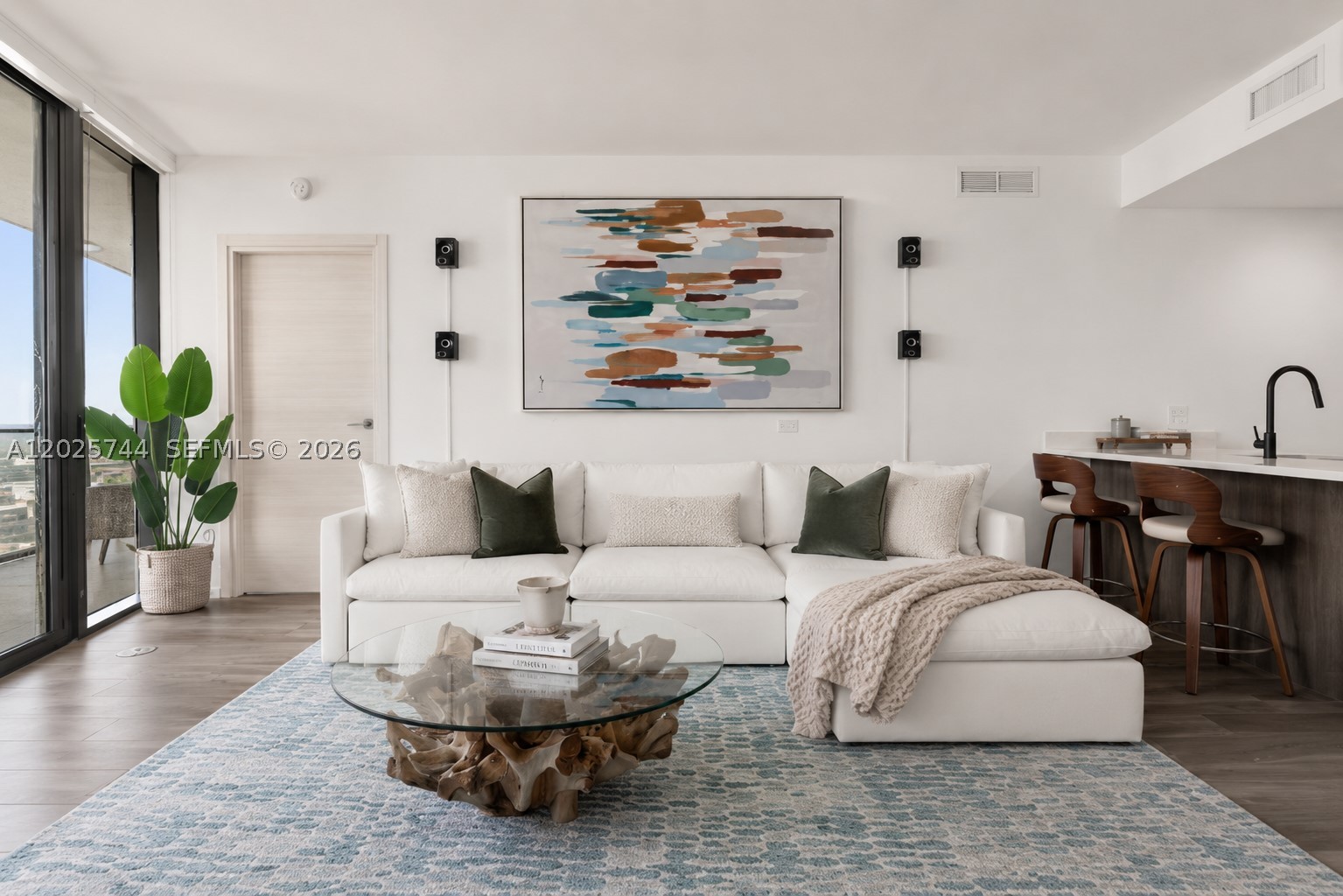 Experience luxury living in this fully furnished 3-bedroom, 3-bathroom unit at SLS LUX. Featuring top-of-the-line appliances and all brand new furniture, the master bathroom includes a walk-in shower, bathtub and a built-out walk-in closet. Blackout blinds adorn all three rooms, offering stunning views of Brickell. Enjoy the convenience of walking distance to shopping, restaurants, and nightlife. The building boasts amazing amenities: a rooftop pool, lap pool, sauna, fitness center, spa, barbershop, workout station, rock climbing wall, basketball court, kids' playroom, social room, meeting rooms, and a tennis court ranked top 10 in the US by Architectural Digest. Dining options like Gekko are available on the ground floor. The unit comes with a car lift in the garage to fit two cars.