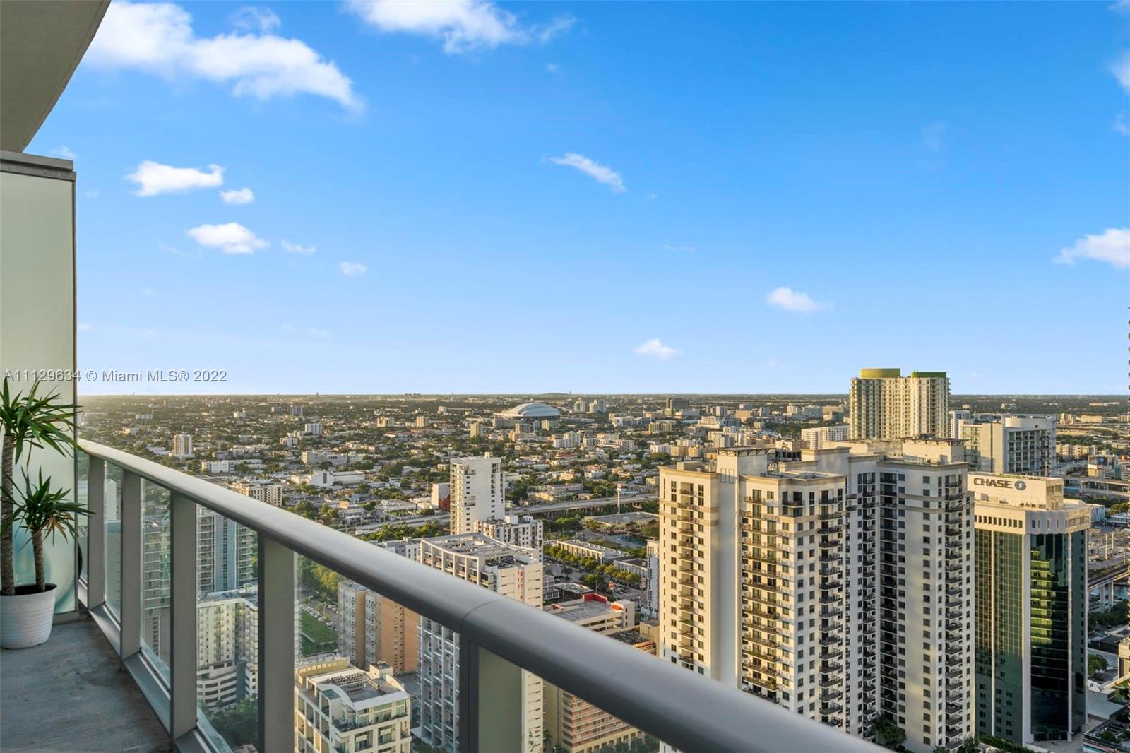 LUXURY PENTHOUSE WITH HIGH CEILINGS. Super modern 1 bedroom, 1 bath Millecento residence offers the best views of the Brickell Skyline. Residence features super high ceilings with floor to ceiling impact windows, stainless steel appliances, upgraded with designer Italian cabinetry, imported stone countertops and wood floors throughout. Dual shower+bath tub, lots of closet space. Amazing location! In the heart of Brickell and the best of Miami has to offer, with walking distance to offices, banks,  best restaurants, Brickell City Centre, Mary Brickell Village, shopping, and only 20 minutes from Miami Int'l Airport. Full service building with resort-style gym & pool on the 9th Floor & Rooftop Infinity Pool with private Cabanas, 24-hour Valet, and security in Lobby.