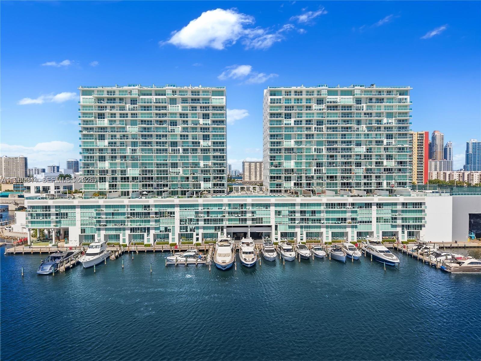 Beautiful 4 bedroom, 4 and 1/2 bath Penthouse in the sky. Three levels all with amazing views of the Intracoastal, Ocean, Skyline, Hanover, Bal Harbour, Sunny Isles, even Downtown. Enjoy every moment from your own large private rooftop. It is also a Boaters Paradise with boat slips and a dry storage marina. Amenities include Infinity -edge pool, gym, SPA, 24 hr valet, and more.