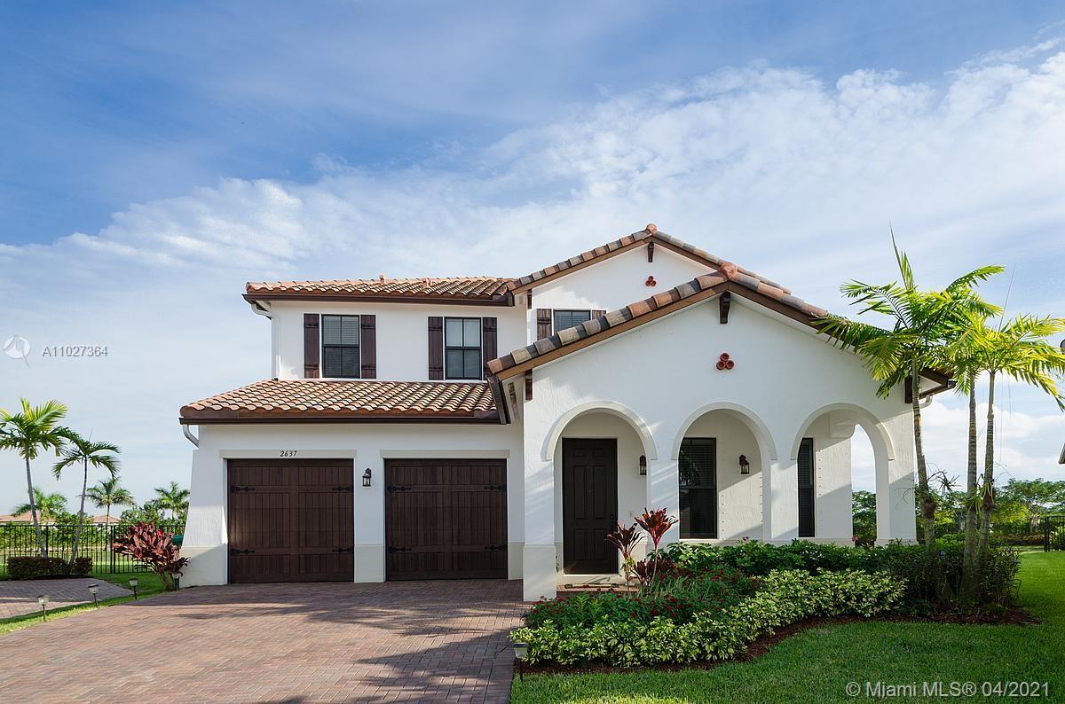 AVAILABLE JUNE 15,2021. ONE OF A KIND OVERSIZED WATERFRONT LOT ON A CUL-DE-SAC! THE 4 BED / 3 BATH WITH A POOL HOME IS LOCATED IN ONE OF THE MOST SOUGHT AFTER COMMUNITIES IN SOUTH FLORIDA. THE HOME OFFERS AN EXCEPTIONAL FLOORPLAN WITH MANY UPGRADES INCLUDING HURRICANE IMPACT WINDOWS, WOOD FLOORS, WINDOW TREATMENTS, STATE OF THE ART KITCHEN, NEWER POOL AND 2 CAR GARAGE. THE GATED COMMUNITY OF MONTERRA OFFERS RESORT STYLE AMENITIES INCLUDING TENNIS AND BASKETBALL OCURTS, FITNESS CENTER, TOT LOTS AND DOG PARK. A+ RATED SCHOOLS JSUT MINUTES FROM THE AIRPORT AND MAJOR HIGHWAYS.