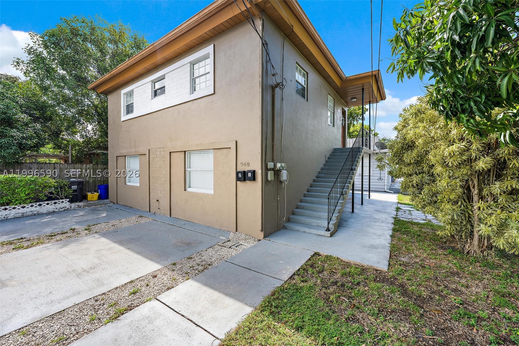 Rare income-producing triplex in the highly sought-after Pineapple Park neighborhood of West Palm Beach. Situated on an oversized 9,647 SF lot just minutes from Downtown West Palm Beach, CityPlace, the Brightline station, and Palm Beach Island, this property offers a turnkey investment opportunity in one of South Florida's fastest-growing markets.
The front CBS duplex features two beautifully renovated short-term rental units with updated kitchens, modern finishes, private entrances, and furnishings included for immediate operation. Despite a three-month vacancy in 2025 during a unit conversion and introductory pricing, the duplex achieved 73-75% occupancy and generated over $77,000 in short-term rental revenue.
The rear 2BD/1BA single-family home sits on its own driveway with a private entrance and single family feel, providing additional income and flexibility for investors seeking diversified revenue streams or an owner-operator looking to offset expenses.
In total, the property generated over $102,000 in gross income in 2025, with potential for up to 30% additional upside through occupancy optimization and unit repositioning.
All three units feature independent entrances and ample off-street parking. With established income history, turnkey condition, and proximity to West Palm Beach's strongest lifestyle and employment centers, this property presents an exceptional investment opportunity with immediate cash flow and meaningful upside potential.