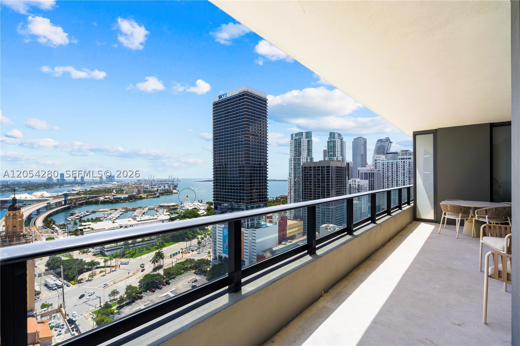 Fully furnished and income-producing NE corner residence at Natiivo Miami — Airbnb
approved, professionally managed, and backed by a proven revenue track record. This
high-floor 3-bedroom, 3-bathroom home offers panoramic direct water and city skyline views
from a large wraparound balcony, with an open-concept layout, en-suite baths throughout, and
in-unit washer/dryer.
Currently managed by a Superhost with a 4.8 rating, the unit runs at an 87% occupancy rate —
well above the market average of 64% — making it a standout performer among Natiivo's
short-term rental units. The flexible lockout configuration lets owners live in the full 3-bed/3-bath
space or separate off one bedroom to rent independently while keeping full privacy in the
remaining 2-bed unit.
Residents and guests enjoy over 70,000 square feet of resort-style amenities including a rooftop
pool with panoramic views, state-of-the-art fitness center, luxury spa with traditional Hammam,
restaurants, cafés, bar, lounge areas, and valet parking. The building permits daily, weekly, and
monthly rentals. Located in the heart of Downtown Miami, steps from Bayfront Park, Miami
Worldcenter, Kaseya Center, Bayside Marketplace, museums, theaters, restaurants, nightlife,
and the Brightline station