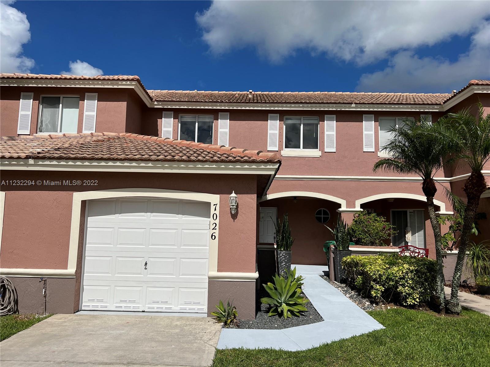 Stunning 2 story Townhome with beautiful lake views on the West Kendall Lake Avila community . Featuring 3 bedrooms and 2.5 baths. Garage fully remodeled with AC & New floors, fully functional, can be used as office or playground. House has plenty of storage and cabinets. Fully recently painted inside out, Top of the line LG Stainless appliances with a Spacious  Kitchen. The master bedroom has a walking closet, bathroom w/ shower, and double sinks. Has a new  fenced and paved yard facing the beautiful  lake with storage room. Club house and  community pool on site. Close to many Restaurants , shopping's and entertainment, few blocks from Baptist Hospital & Much more. Best rated schools available in a very family oriented neighborhood .For residential Purposes only, bring your best clients.