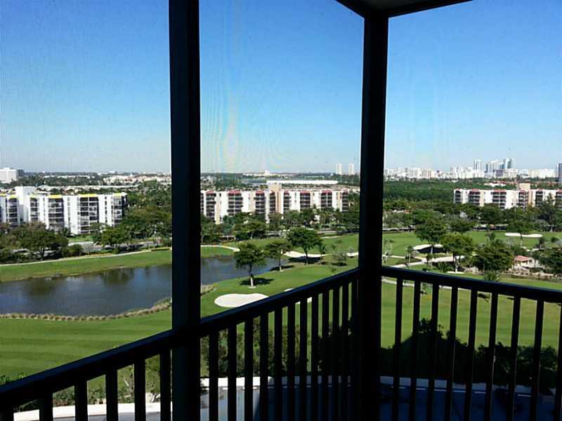 FABULOUS NORTH VIEWS, HEATED POOL, SAUNA, GREAT GYM, TILED THROUGHOUT, LOCATED IN THE MIDDLE OF THE BEST COMMUNITY IN S. FLORIDA. ENDLESS SHOPPING,MOVIES,RESTAURANTS,JOGGING TRACK,PARKS,SECURITY. NEARBY CASINOS,RACETRACK AND MUCH MORE. WALK TO HOUSES OF W ORSHIP. Unit with large balcony over looking Turnberry Golf course. Don't miss out on this great rental! This will not last. Per Association rules 2 year contracts. Recently remodeled