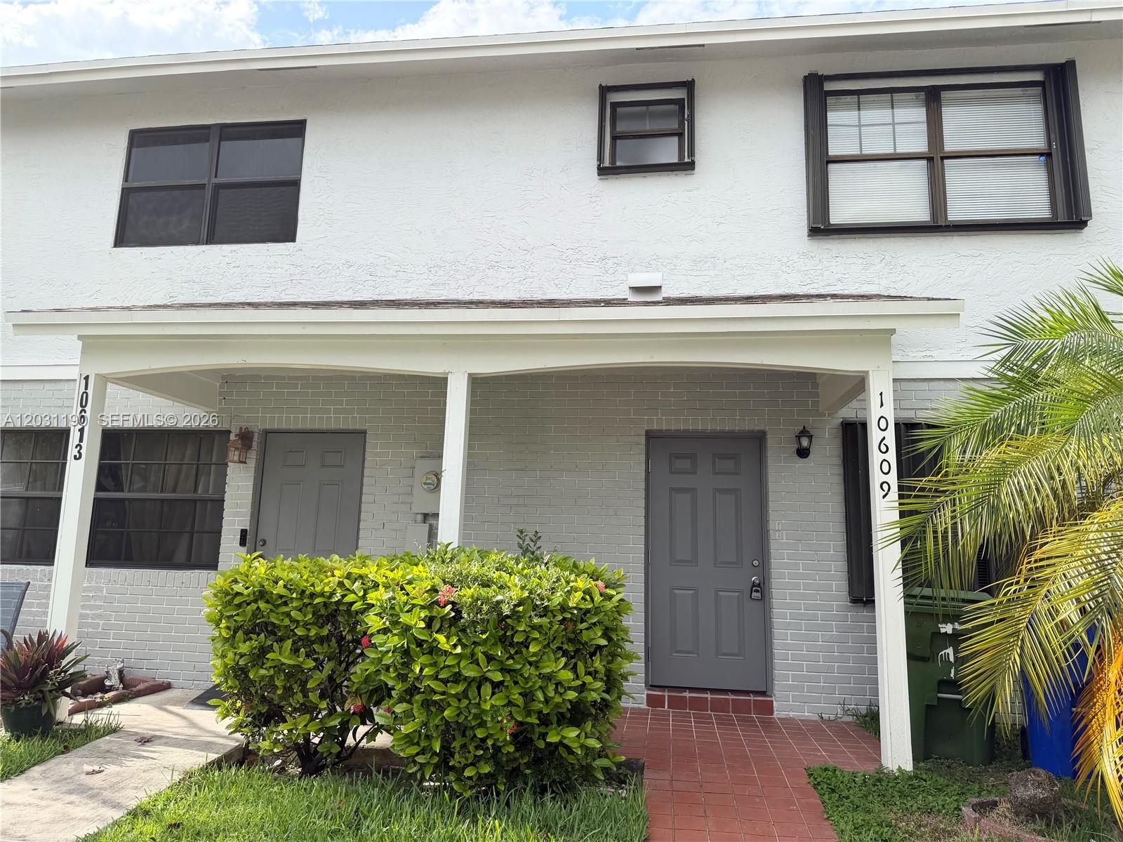 Located in the highly sought-after Southbridge Community of Pembroke Pines, this beautifully updated 2-bedroom, 2.5-bathroom townhome offers exceptional value and prime school zoning-some of the best in the area. Each spacious bedroom features its own private en-suite bathroom, with a convenient half bath located on the main floor. The home boasts a newly renovated kitchen and a generous backyard complete with a private storage room-perfect for outdoor living and entertaining. Enjoy the convenience of being just minutes from top-rated restaurants, shopping, hospitals, and more. Community amenities include a clubhouse, swimming pool, tennis courts, playground, and security patrol.