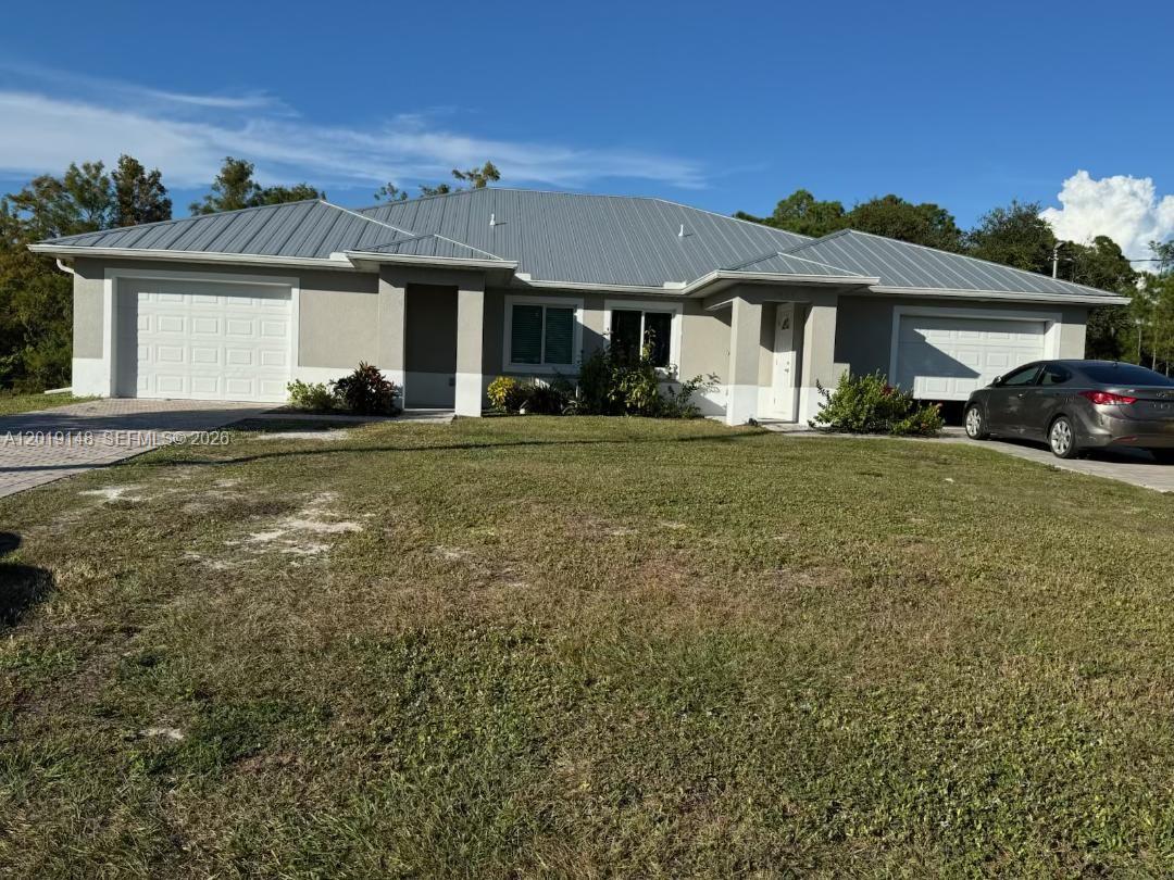 Multi-family home, just minutes from Fort Myers and all major amenities. These highly desirable with impact-resistant windows and doors, The kitchens are complete with stainless steel appliances, spacious back patio , laundry rooms, and walk-in closets. This property is move-in ready. Both units are renting at this moment, one side for $2100.00, and the other side for $1950.00  good  rental income or owner-occupants looking to live in one unit while renting the other. The owners offer to the buyer $6000.00 for closing. Any question you can call the listing agent.