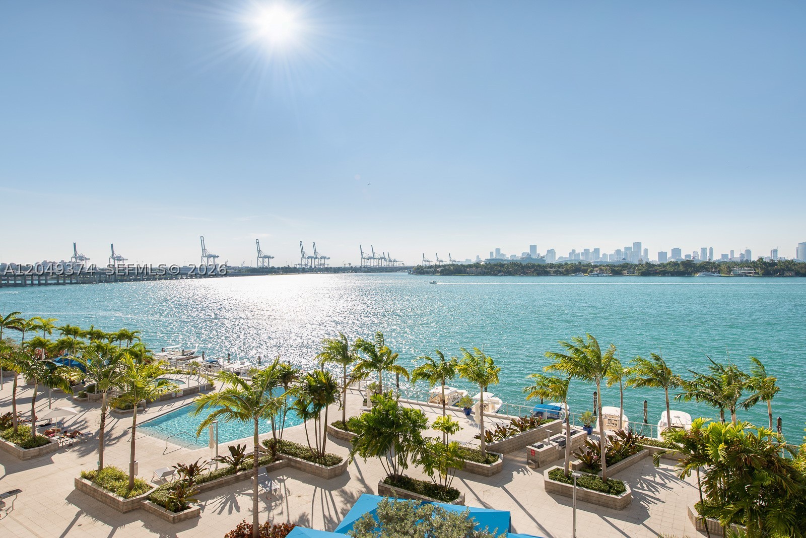 Spacious unit available inside South Bay Club, one of South Beach's best kept secrets! Amenities include a fully-equipped fitness center, swimming pool, an elevated Jacuzzi, security, and concierge. Pets are allowed, and one assigned parking space is included. Enjoy having endlessly glorious miles of the infinite ocean and the bay right in your backyard, perfectly complementing the cool tropical ambiance in Miami Beach. Conveniently located minutes from major highways, dining, and entertainment establishments. Basic cable, internet, association fee, pest control, water, and garbage were included with the rent.
