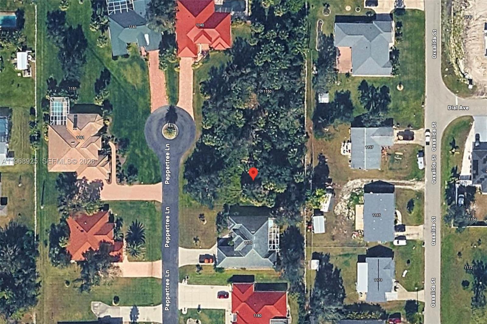 This 0.26 acre lot on Peppertree Lane sits on a low-traffic cul-de-sac and in a gated community in Port Charlotte, Florida. The cul-de-sac location provides a larger usable lot footprint and less through-traffic — features that are increasingly scarce in today's market.

The property is conveniently located near US-41, Punta Gorda Airport (PGD), and Gulf Coast beaches including Englewood Beach and Boca Grande. Shopping, dining, and medical facilities are all within easy reach. Port Charlotte's growing real estate market and established infrastructure make this an attractive opportunity for anyone looking to build in Southwest Florida.