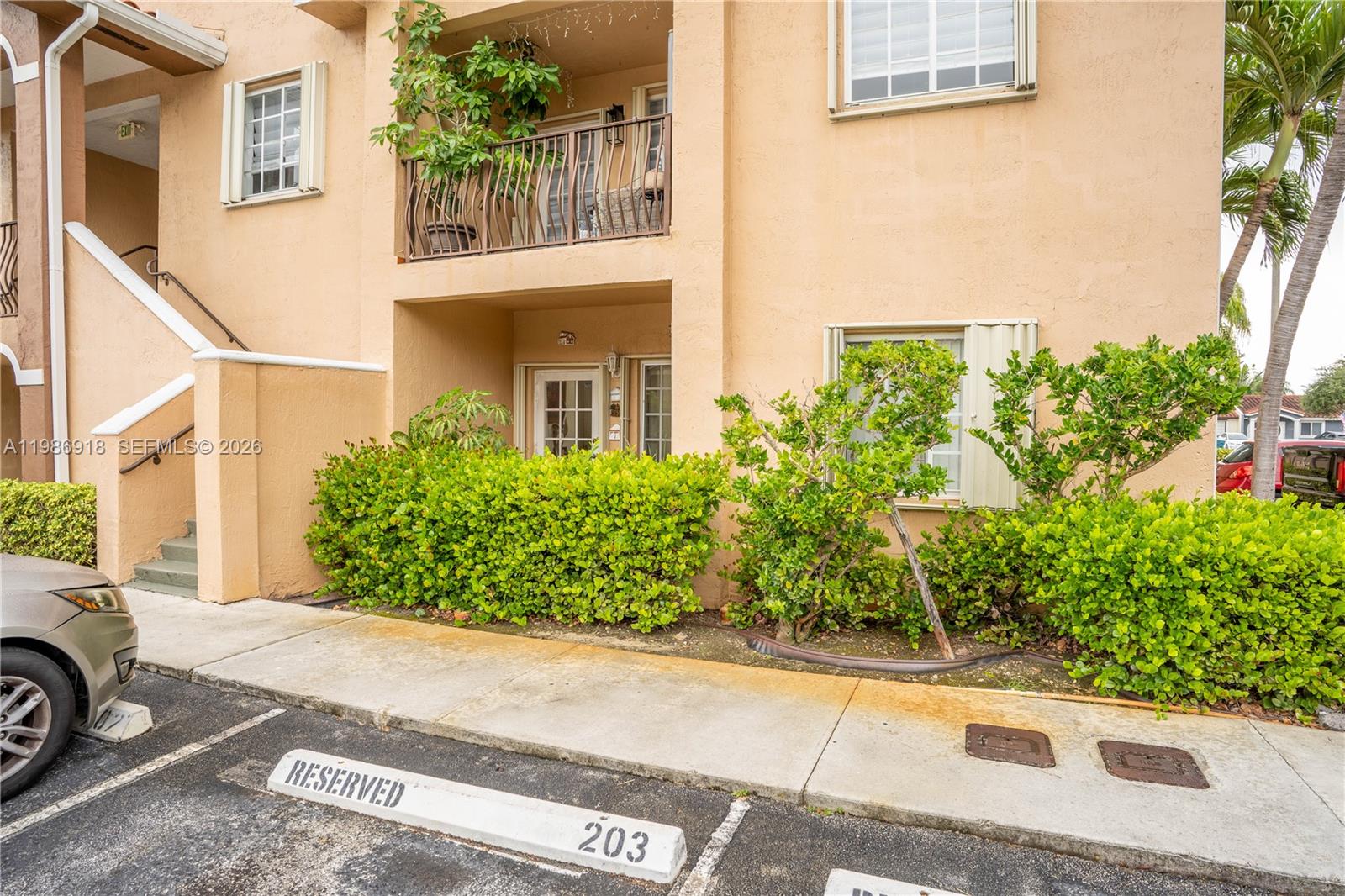 Step into comfort and convenience with this beautifully maintained 3-bedroom, 2-bathroom first-floor corner unit in the highly desirable Poinciana Lakes Villas. This rare corner residence offers added privacy and abundant natural light, making it a standout for both homeowners and investors.

Inside, enjoy tile flooring throughout, carpet in the bedrooms, a bright open-concept living and dining area, and a private balcony perfect for relaxing or entertaining. The kitchen features ample cabinet space and a functional layout ideal for everyday living.

All bedrooms are generously sized, with the primary suite offering a walk-in closet and a private en-suite bathroom.

A major highlight: two assigned corner parking spaces, providing unmatched convenience, plus plenty of guest parking.

Ideally located near schools, shopping, dining, parks, and major highways, this property delivers both comfort and accessibility.

Perfect for everyone —don’t miss this opportunity!