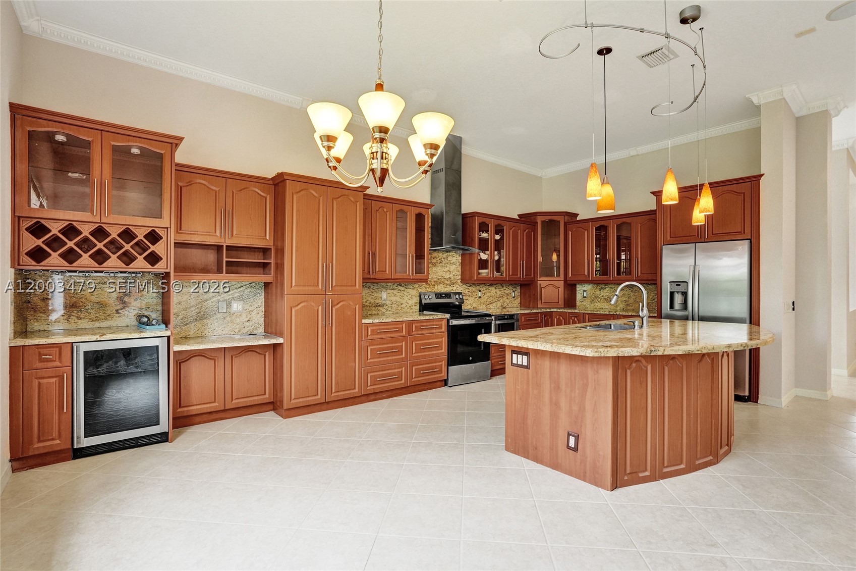 Lowest priced single story home in Savanna with 4 bedroom, 2.5 bath. Newly painted interior with floors professionally cleaned and sealed.  A versatile Dove model in one the the most exclusive Subdivisions in the guard gated Savanna, one of Weston’s most sought after resort style communities. This one story offers an open concept layout is perfect for entertaining with high ceilings, crown molding, and abundant natural light. Lushly landscaped, quaint front porch, excellent curb appeal, and side entry two car garage create an inviting first impression. The spacious updated kitchen features granite countertops, a large center island with seating, separate breakfast area, built in bar, desk space, and generous cabinetry. The oversized covered and screened patio extends the living space outdoors, ideal for entertaining and everyday relaxation. Room for a pool.  The primary suite features volume ceilings and organized closet space. Tile flooring runs throughout the main living areas, with laminate wood flooring in the bedrooms. Two remodeled showers add a fresh modern touch. A separate laundry room leads to the garage, offering additional storage. Extended papered driveway, situated right next to a huge park to enjoy your favorite sports!  Enjoy access to A+ schools and Savanna’s exceptional amenities, including resort style pools, fitness center, water slide, playgrounds, and more
