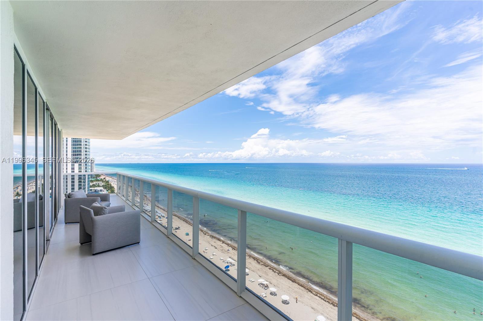 AVAILABLE STARTING MAY 1,2026. READY FOR WORLD WORL SOCCER CUP!! Here is One of the most beautiful apartments at Beach Club for rent !! Amazing getaway at the ocean. Make your home away from home. Spacious 2,065 Sq Ft apartment with full ocean views. Large wraparound balcony where you can enjoy Florida sunrises everyday!! Remote control curtains, European style kitchen, Bosch appliances. Washer and dryer in unit. Live in a 5 star resort!! Full beach service, restaurant, 50,000 sq ft spa, fitness center, 24-hour valet and much more. Spectacular and renovated 3/3 apartment. Profesionaly Designed with exquisite taste. This spectacular unit is decorated with first class furniture from West Elm, Crate and Barrel and Restoration Hardware.