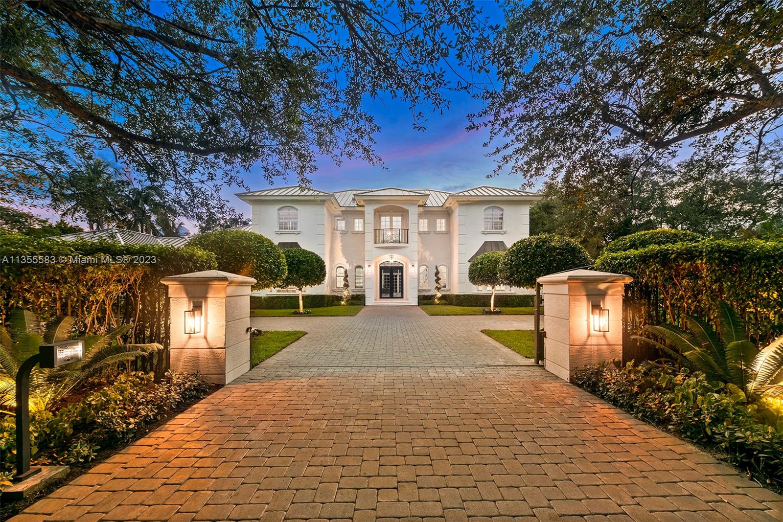 Stunning Classic Pinecrest estate! Impressive & imposing gated entry! Newly renovated/updated with current and modern features and automation system. Elegant & sleek in every way. High-volume ceilings amplify luminous living & entertaining spaces. This home opens to a dramatic foyer with a spiral marble staircase. Refine elements woven into the formal living/dining rooms, offering spectacular vistas. Beautiful gourmet kitchen with gas range and top-of-line appliances blend seamlessly into a light-filled family room. Lavish master suite on the first floor with luxurious bath. Office/study. Fabulous floor plan for a large family. 3Gorgeous roofed patio with BBQ grill. Resort-style backyard with open pool amidst extraordinary tropical landscape! Smart home & more! A beauty!! Appt. w/ notice.