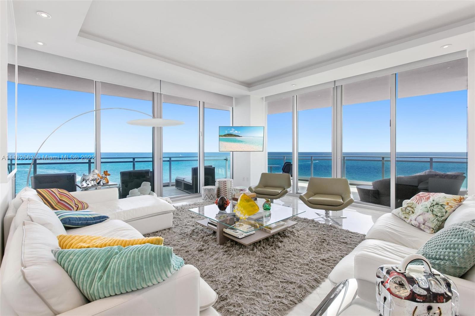 PRICE REDUCTION! 
BEST AND UNIQUE LINE IN THE BUILDING FOR SALE! THE ONLY LINE WHERE ALL BEDROOMS HAVE OCEAN VIEW. FULLY FURNISHED 3 BED 3 1/2 BATH UNIT, FULLY EQUIPPED WITH HIGH-END FURNITURE AND ART PIECES IN ONE OF THE HIGHEST END RESIDENTIAL OCEANFRONT IN BAL HARBOR. AMAZING VIEWS!!! ENJOY ALL RITZ HOTEL AMENITIES, 2 RESTAURANTS ROOM SERVICE, BEACH SERVICE, SPA SERVICES AND MUCH MORE.  SPACIOUS BEDROOMS, WITH CORNER BALCONIES. WALKING DISTANCE FROM BAL HARBOUR SHOPPES. EASY TO SHOW.
