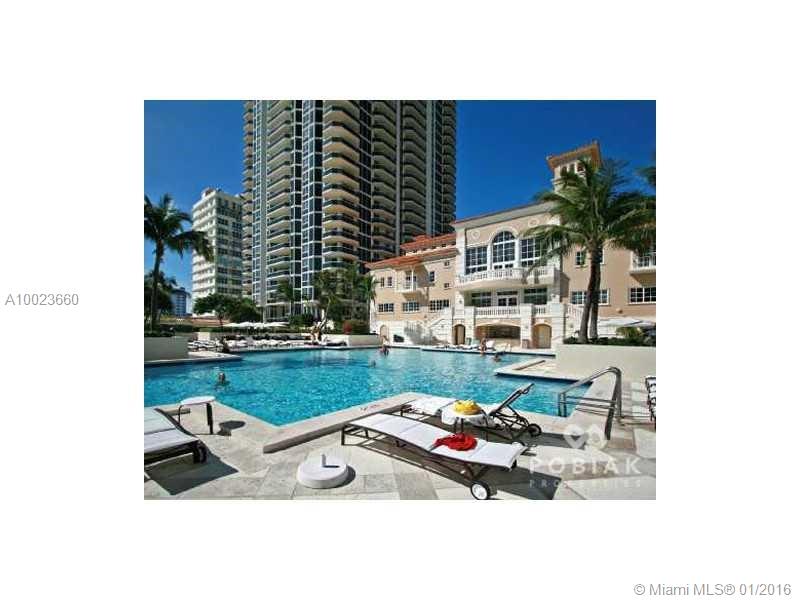 Spectacular furnished 1/2 plus den for rent.  Live luxuriously while you enjoy beach service, heated pools, gym-spa, jacuzzi, beauty parlor, tennis, mini-golf, and much more. From every inch of this apartment you have  breathtaking views of the Miami skyline and the bay, .Spacious 1 bedroom with Den, marble floors. Spectacular Italian furniture completes this little mansion in the sky. Ready to move in!!!
