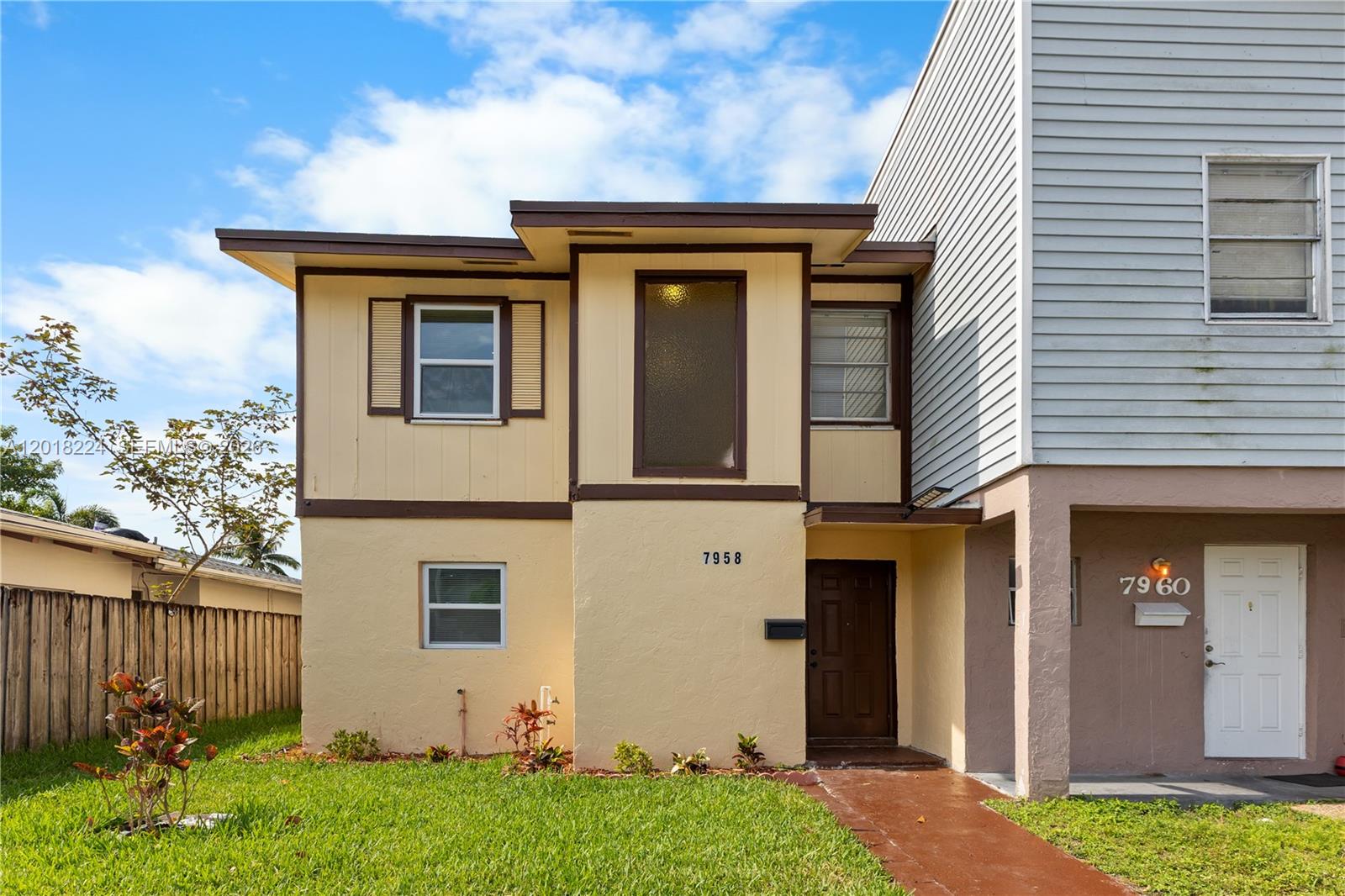 Seller is offering $5,000 toward the buyer’s closing costs, prepaid expenses, or an interest rate buy-down! Spacious 3-bedroom, 2-bath fee-simple townhouse in North Lauderdale Village with no HOA and no rental restrictions an excellent opportunity for both homeowners and investors.

This well-maintained home offers 1,598 sq ft of living space with a bright, open floor plan, tile flooring throughout, and first-floor entry. The primary bedroom is located upstairs for added privacy. Enjoy a private patio with peaceful garden views, perfect for relaxing or entertaining.

The kitchen and home are equipped with electric appliances, including a refrigerator, self-cleaning oven, wall oven, water softener/filter, and purifier system. Additional features include central A/C and heating, durable CBS construction, and Flood Zone X location for added peace of mind.

Major systems have been updated, including a roof approximately 7 years old, tankless water heater 6 years old, and A/C system 8 years old.

Conveniently located near schools, parks, shopping, dining, and major highways. FHA, VA, conventional, and cash offers are welcome. Sold as-is with possession at funding. No association fees or approvals required.