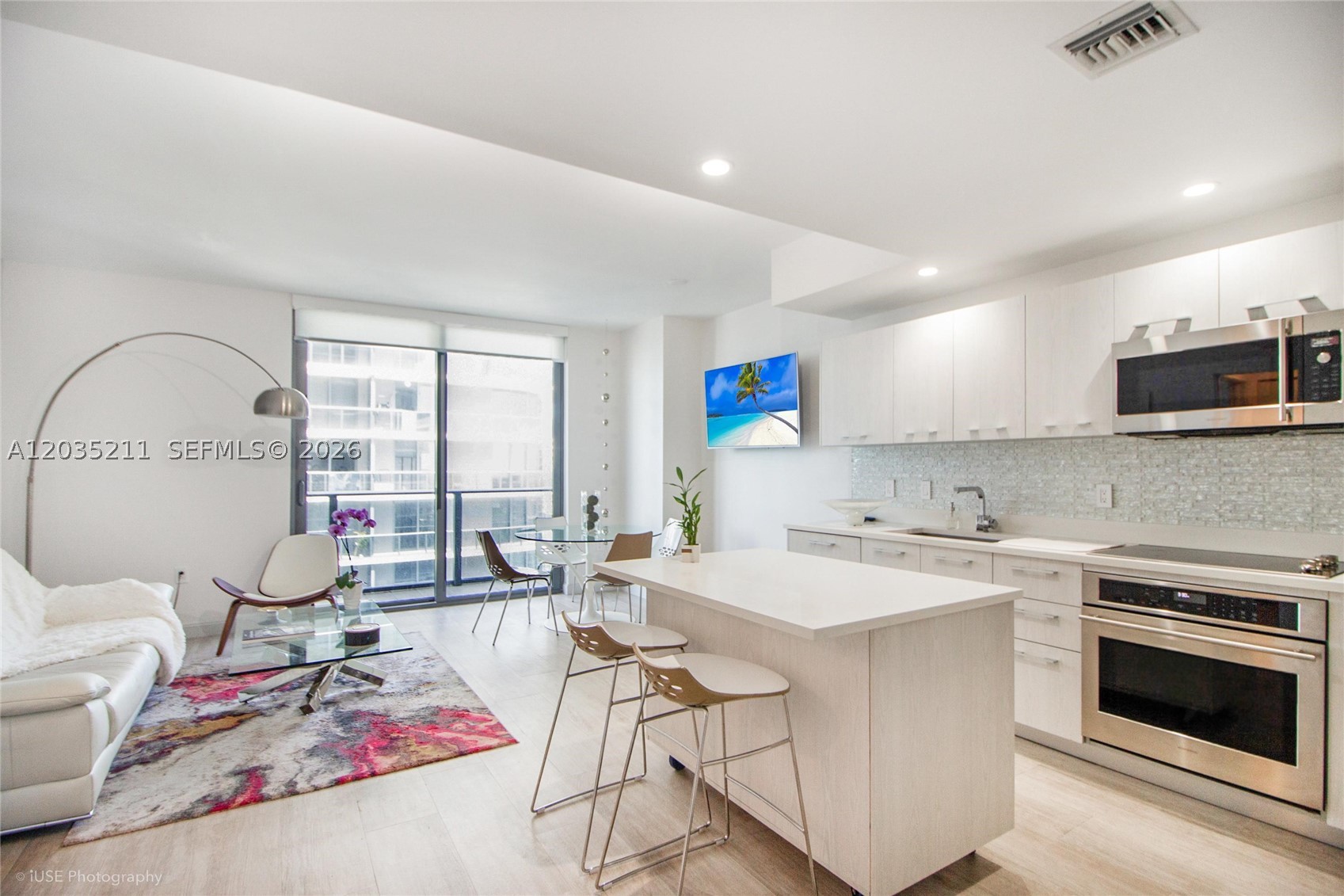 Experience Brickell living in this exclusive, fully furnished and equipped unit available for month-to-month rental.Enjoy stunning city and pool views through floor-to-ceiling windows. Modern kitchen with high-end appliances.Resort-style amenities include 2 pools, jacuzzi, spa, gym, cinema room, and more. Water, WiFi, and cable included.Prime location just steps from Brickell City Centre, Mary Brickell Village, Publix, and the area's top restaurants.Everything you need for a luxury stay in the heart of Miami.  First month + 1 month security deposit