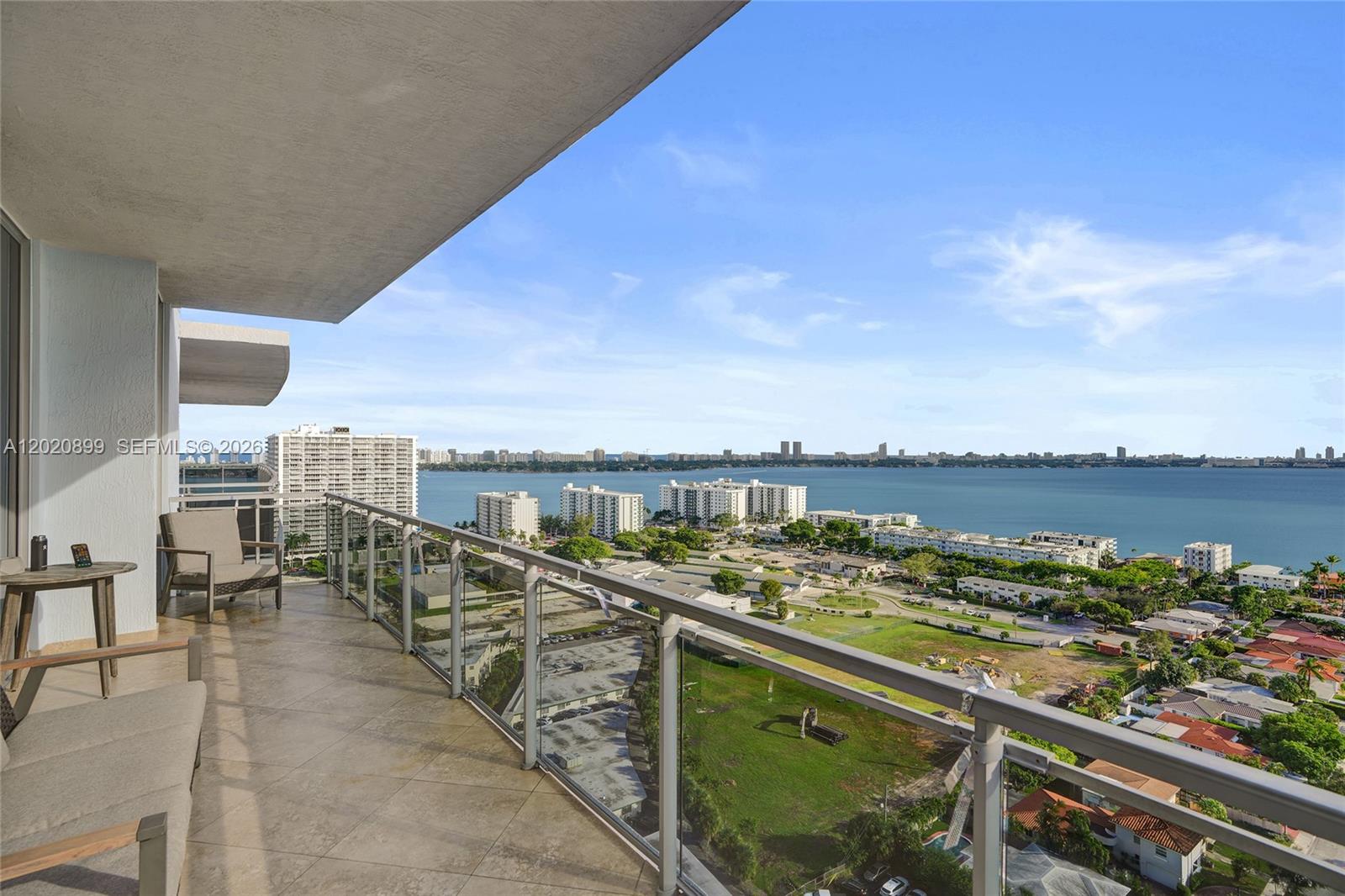 This PENTHOUSE LEVEL 1458 sq ft 2 Bed, 2 bath facing SE at the Lexi Condominim Residence offers stunning views of Biscayne Bay, Miami Beach and the Miami Skyline. Unit features: high ceilings, modern design, hurricane impact tinted windows, marble floors, spacious kitchen with stainless steel appliances, granite countertops, and Italian cabinetry, full-size washer & dryer, split floor plan, large bathrooms, large closets and oversized balcony, 2 assigned parking spaces and storage. Amenities include a new pool deck with a heated pool, jacuzzi, and a state-of-the-art gym, Entertainment room, EV Charging stations. Conveniently located just 1.5 miles to Miami beach, minutes from Bal Harbor, South Beach. Unit is currently rented through 12/31 $4000.00 per mos. See Broker Remarks