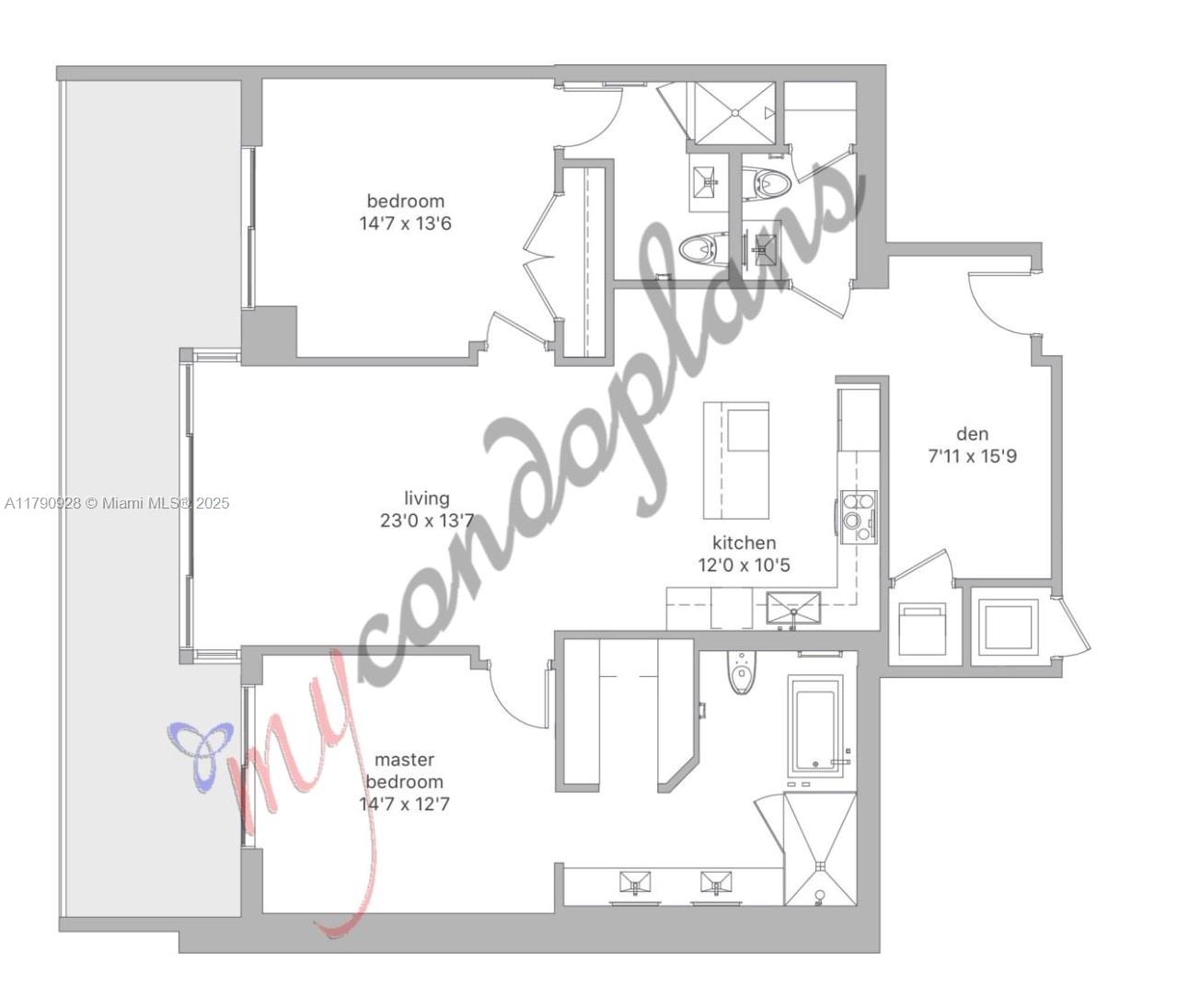 Large 2-bedroom+ Den, 2.5-bath condo in the heart of Brickell, boasting a spacious layout. With its western-facing views, you'll be treated to stunning sights of the bay to
the south, along with breathtaking sunsets and city views. It features floor-to-ceiling windows, elegant Italian cabinetry, Bosch appliances, and generous walk-in closets. Enjoy
unparalleled access to shopping, dining, Miami Beach, Wynwood, and the Miami Airport. Experience luxury living in one of Miami's most vibrant neighborhoods
