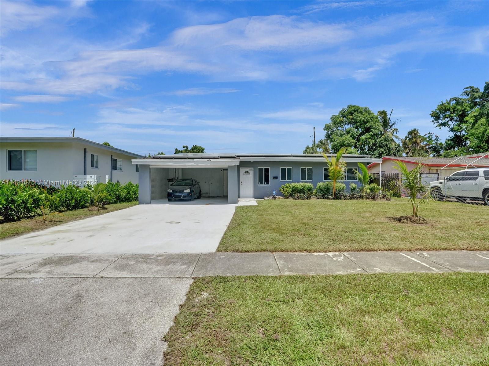 Welcome to your spacious and beautiful home! House is close to beach, the airport and everything local. Cabinets are recently done and the home has solar power throughout, meaning no electric bills. New roof, new hurricane impact windows and doors and stainless steel appliances throughout. The layout is perfect for entertaining and simply living. Enjoy having a dining room, den and living room space along with a enormous back yard. This home is 12 minutes from the beach, & conveniently located near all major intersections & highways.
come home and charge your ELECTRIC CAR FOR FREE , AS THERE IS NO ELECTRIC BILL.

Seller is willing to do a rent to own deal.